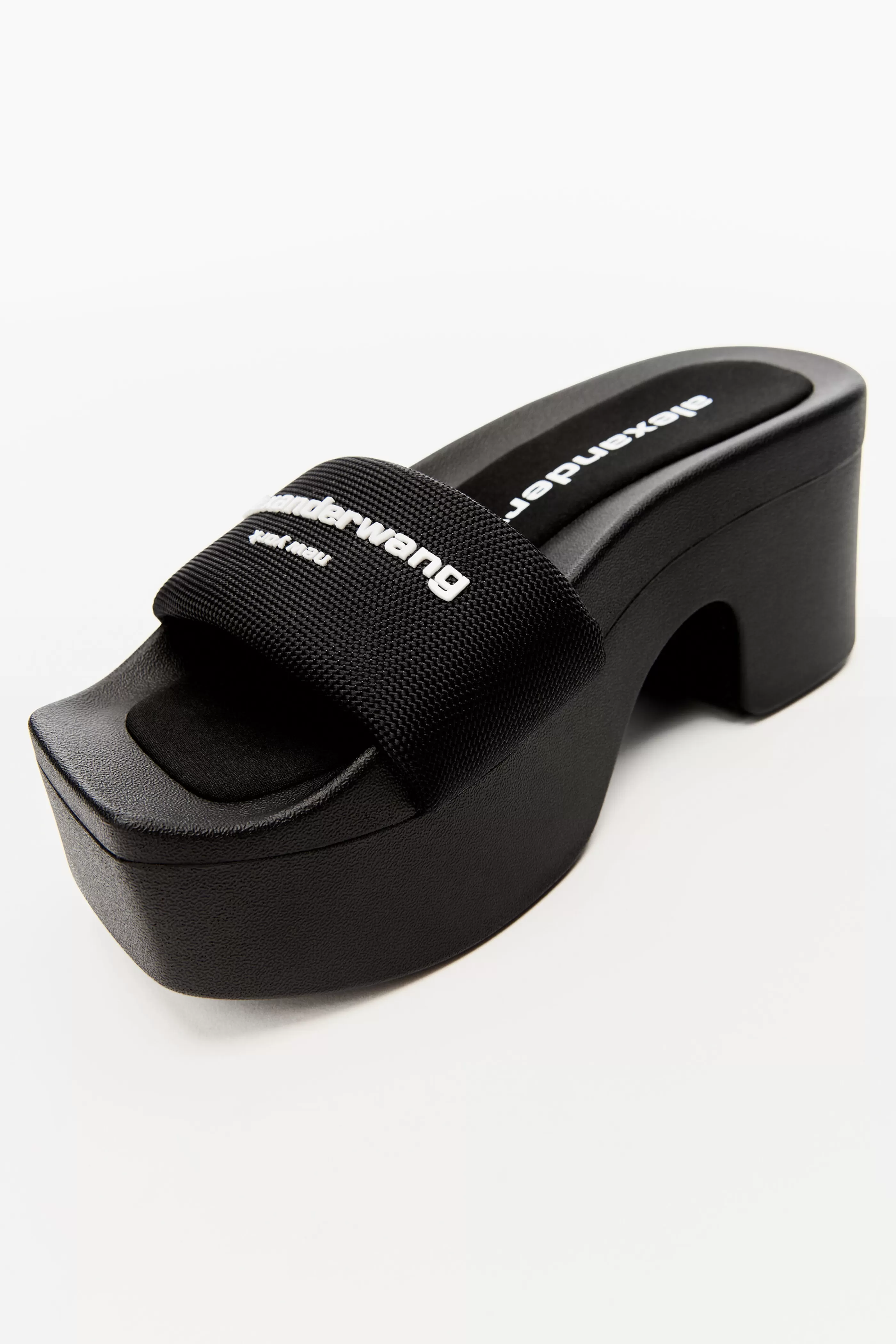 Women Alexander Wang Alexanderwang AW PLATFORM SLIDE IN NYLON 