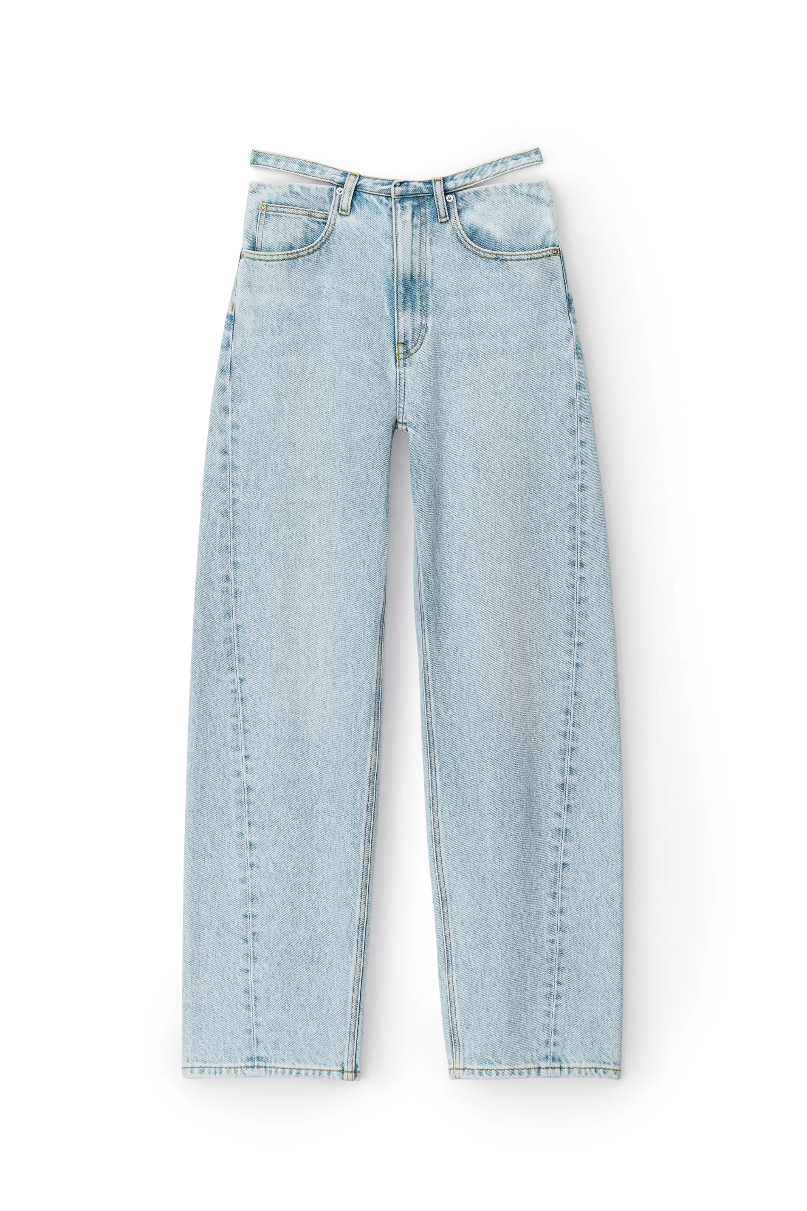 Women Alexander Wang Alexanderwang Balloon Denim Jean With Detached Waistband