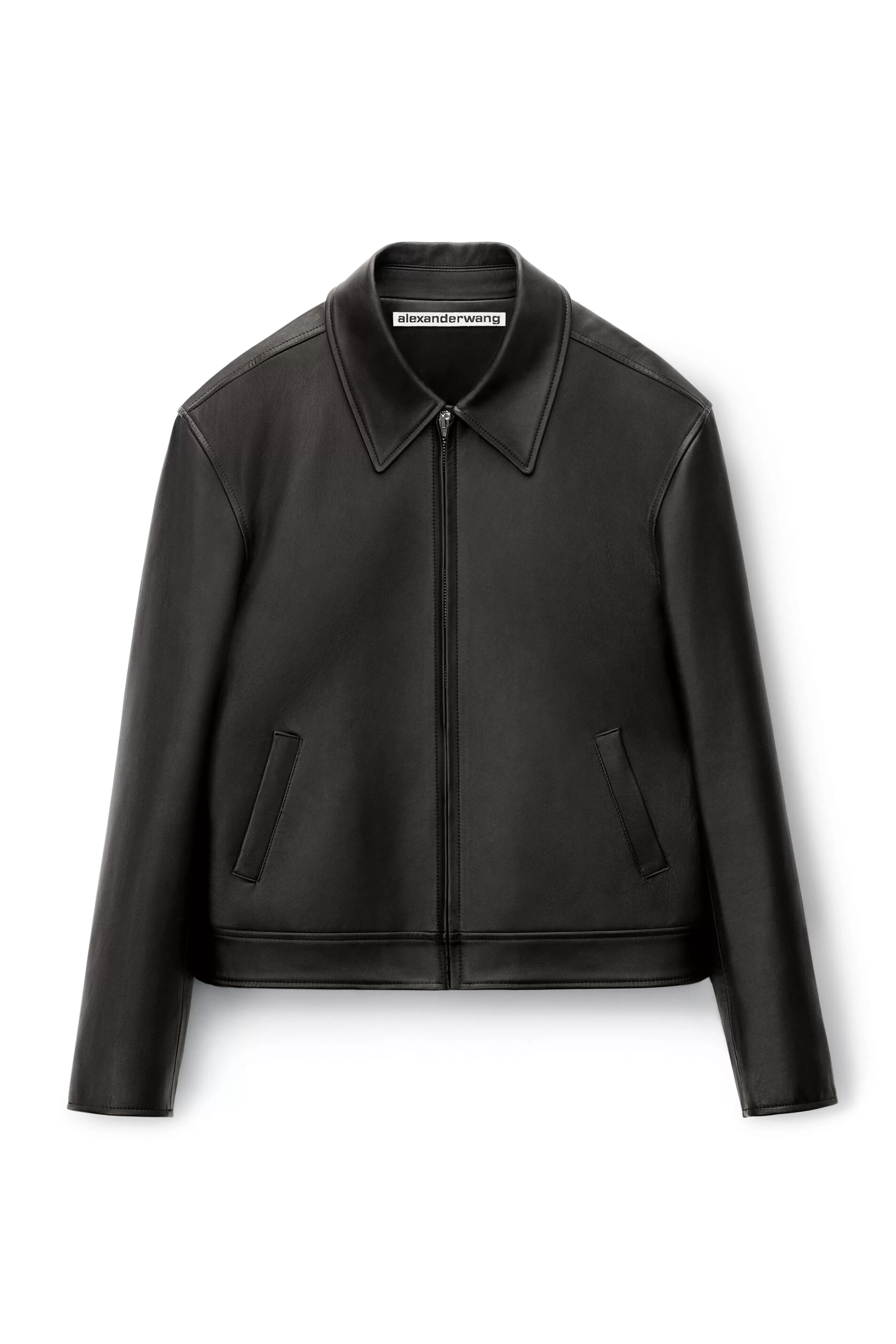 Alexander Wang Alexanderwang BLOUSON JACKET IN PLONGE LEATHER