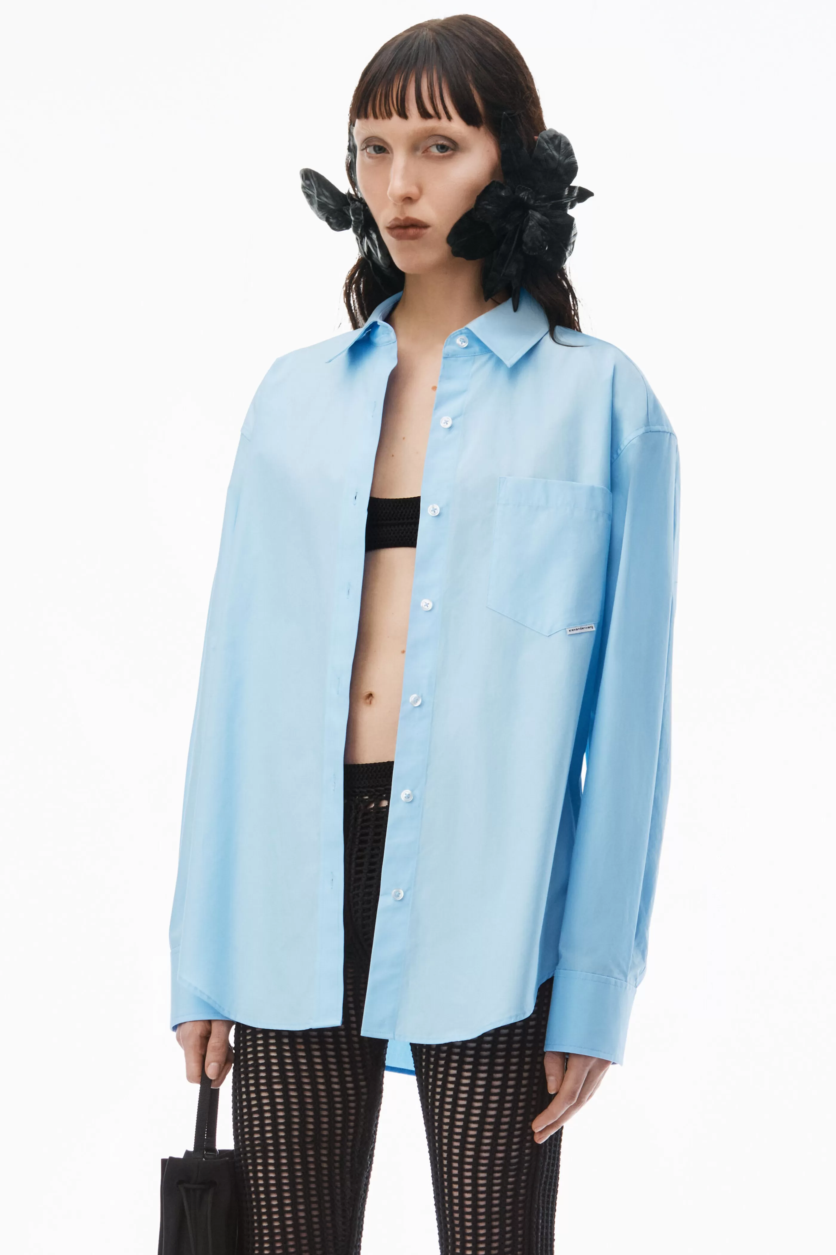 Women Alexander Wang Alexanderwang Boyfriend Shirt In Cotton