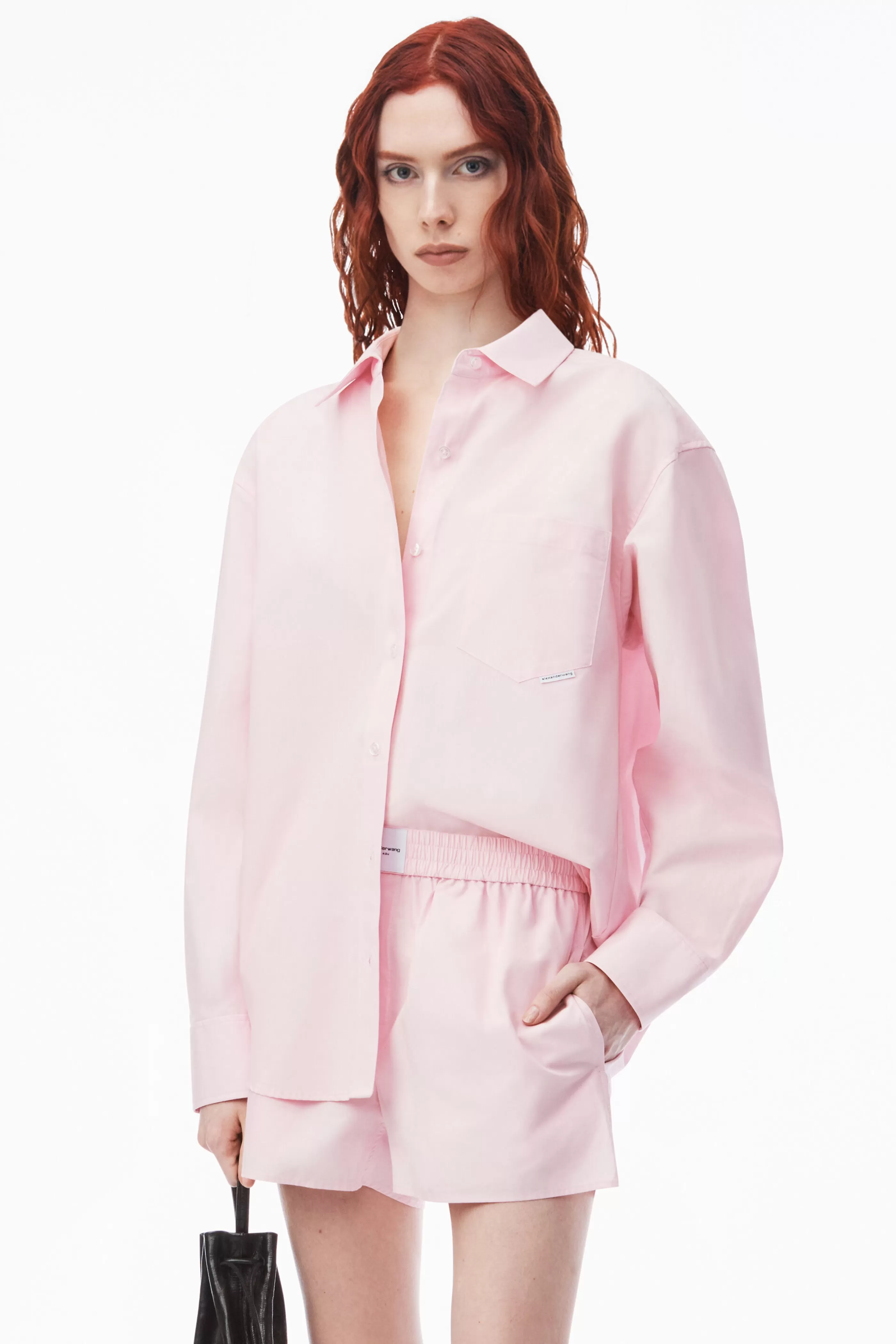 Women Alexander Wang Alexanderwang Boyfriend Shirt In Cotton