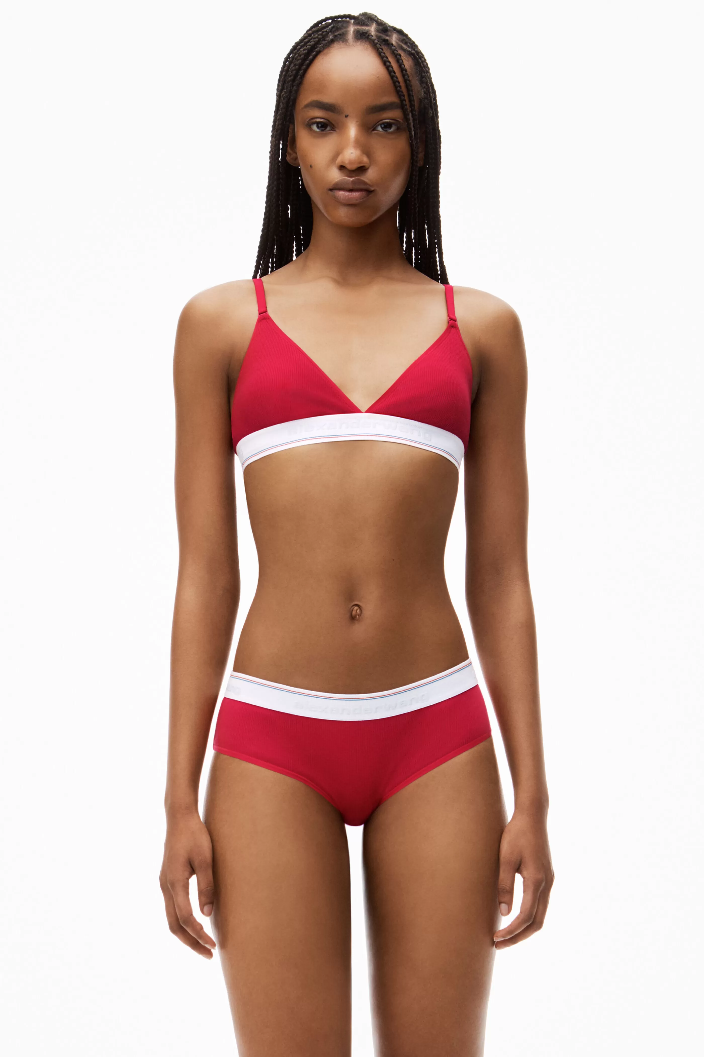 Alexander Wang Alexanderwang Bralette In Ribbed Jersey