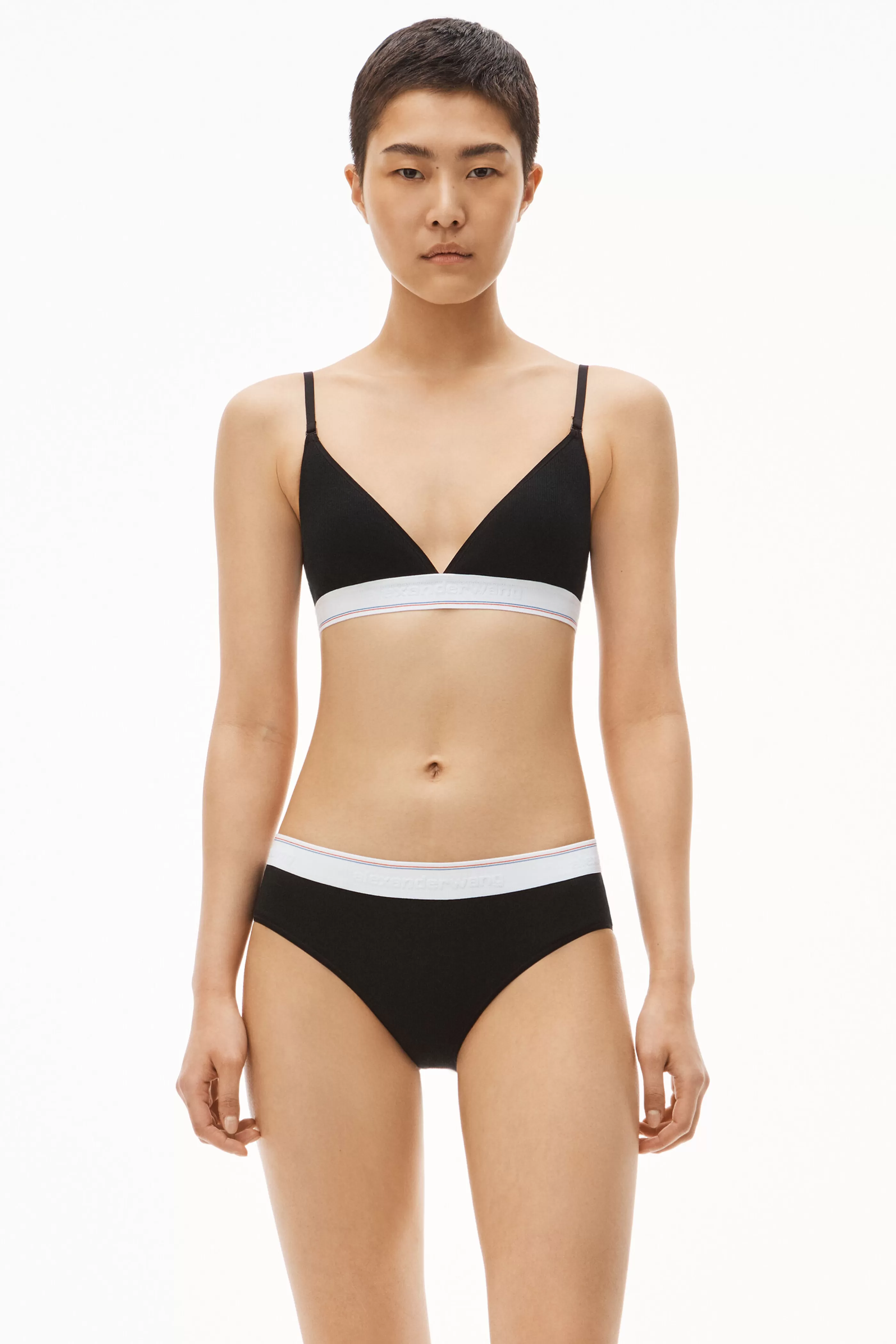 Alexander Wang Alexanderwang Bralette In Ribbed Jersey