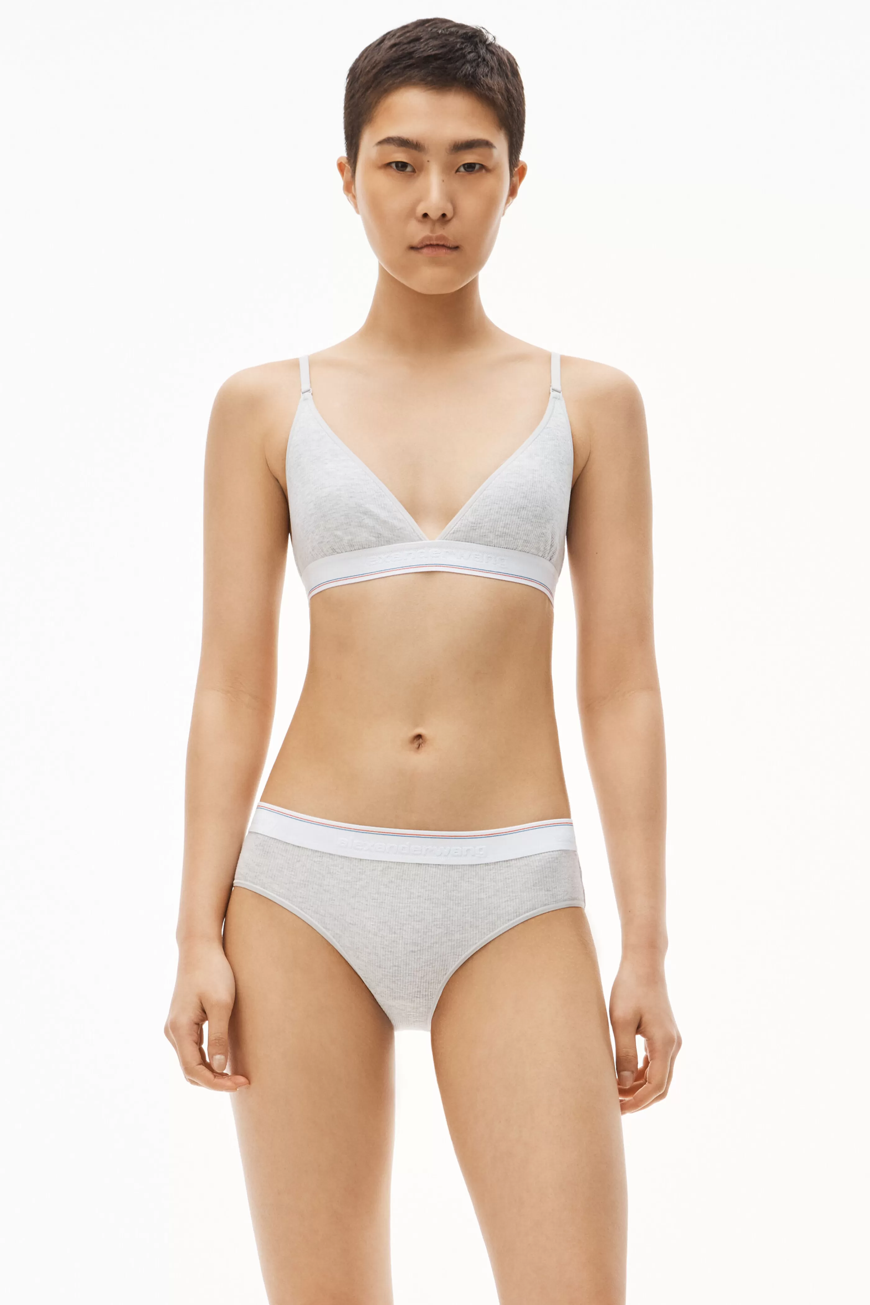 Alexander Wang Alexanderwang Bralette In Ribbed Jersey