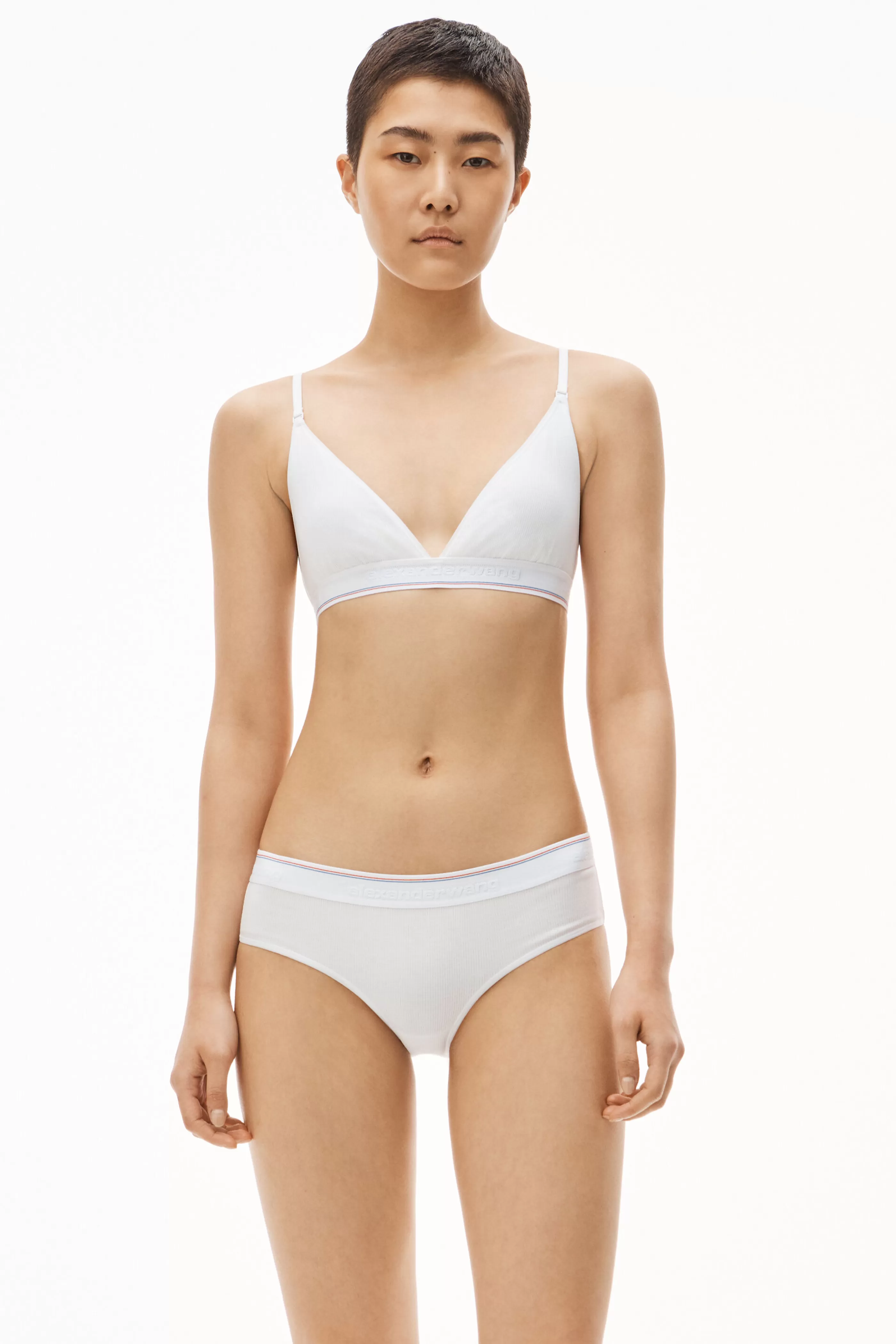 Alexander Wang Alexanderwang Bralette In Ribbed Jersey