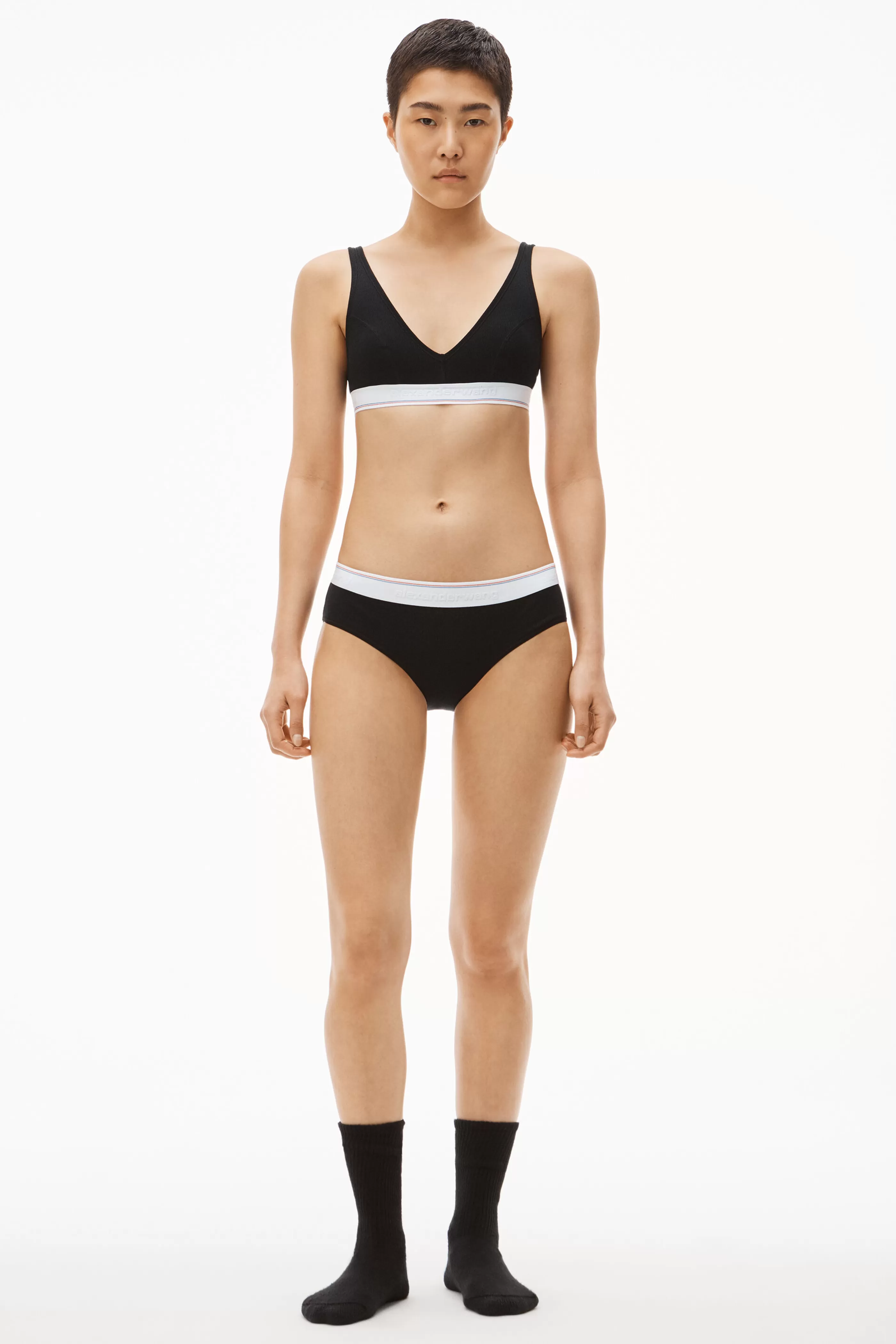 Alexander Wang Alexanderwang Brief Underwear In Ribbed Jersey