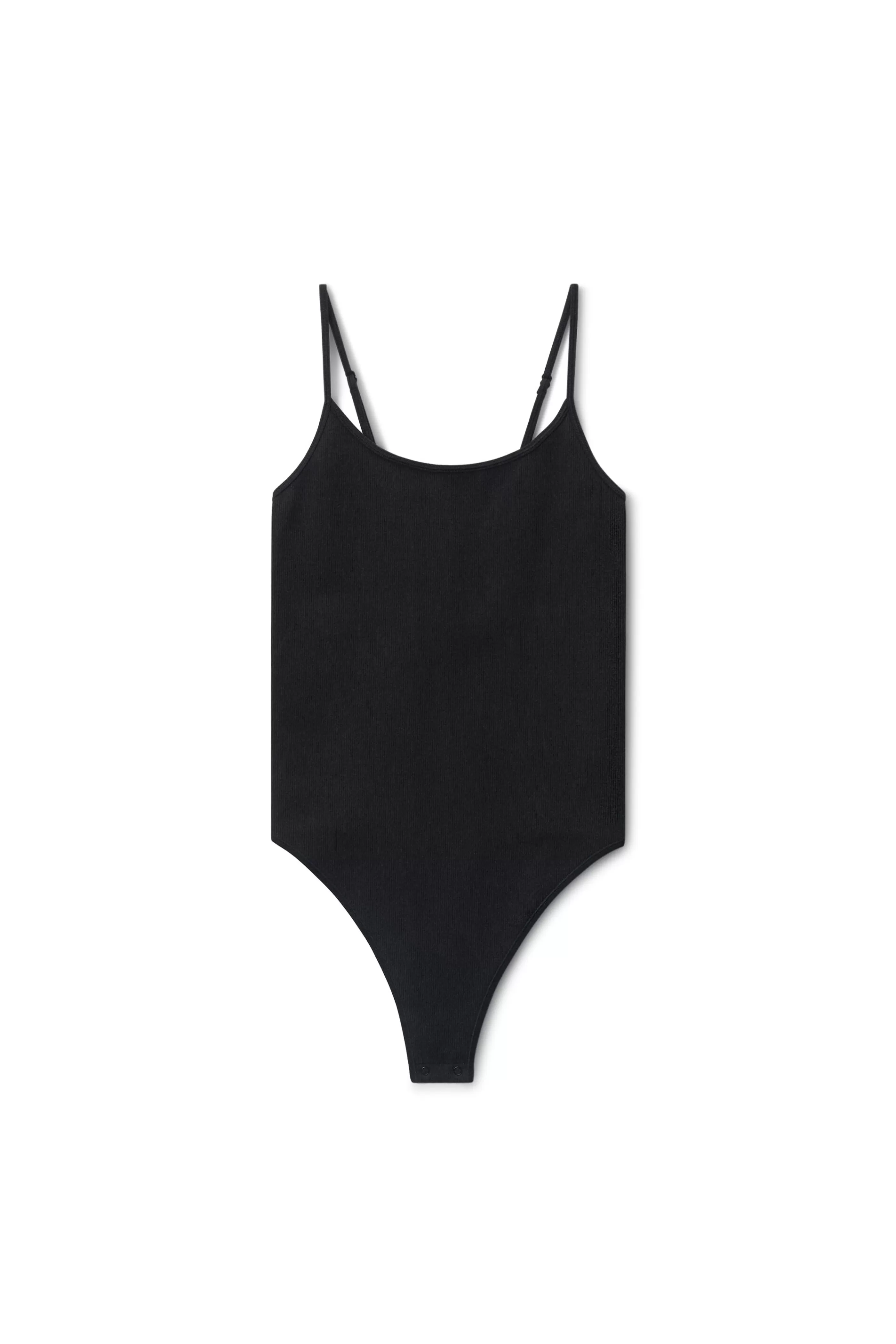 Alexander Wang Alexanderwang Cami Bodysuit In Ribbed Jersey