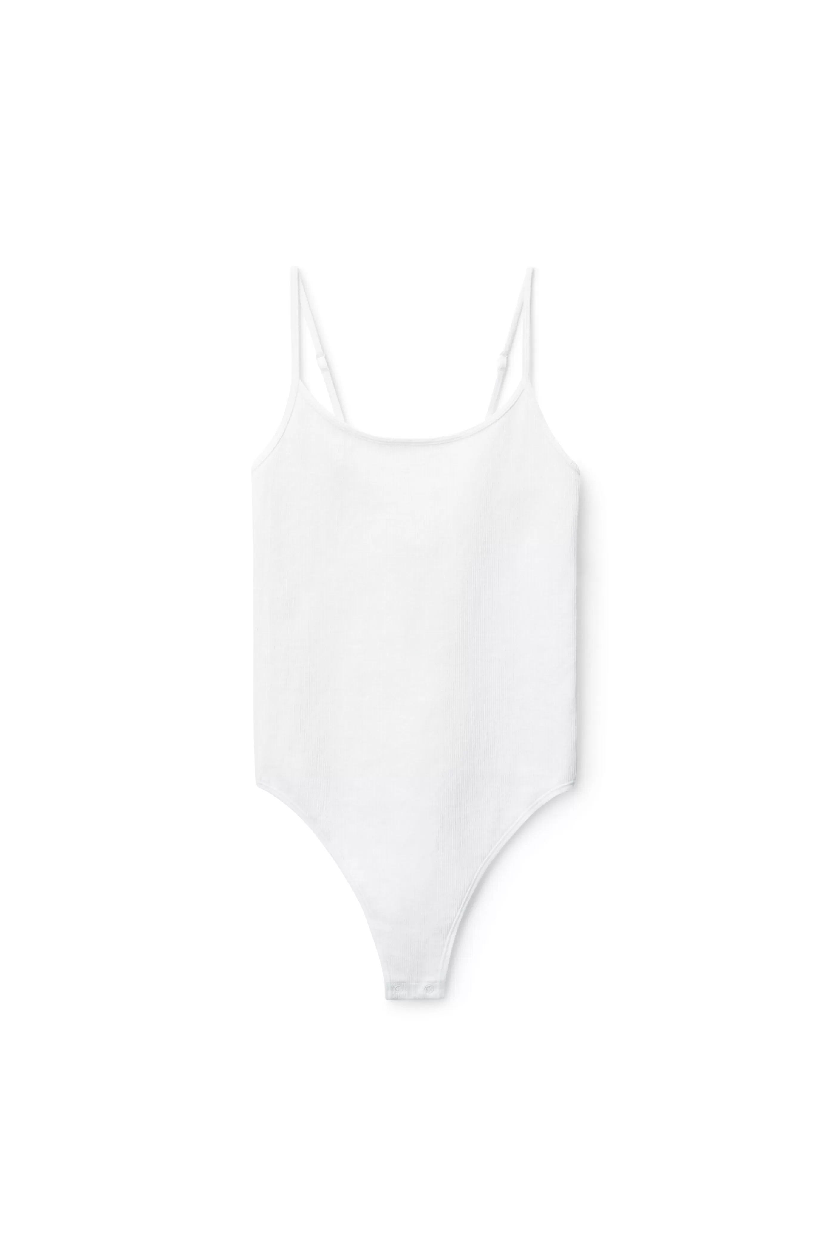 Alexander Wang Alexanderwang Cami Bodysuit In Ribbed Knit