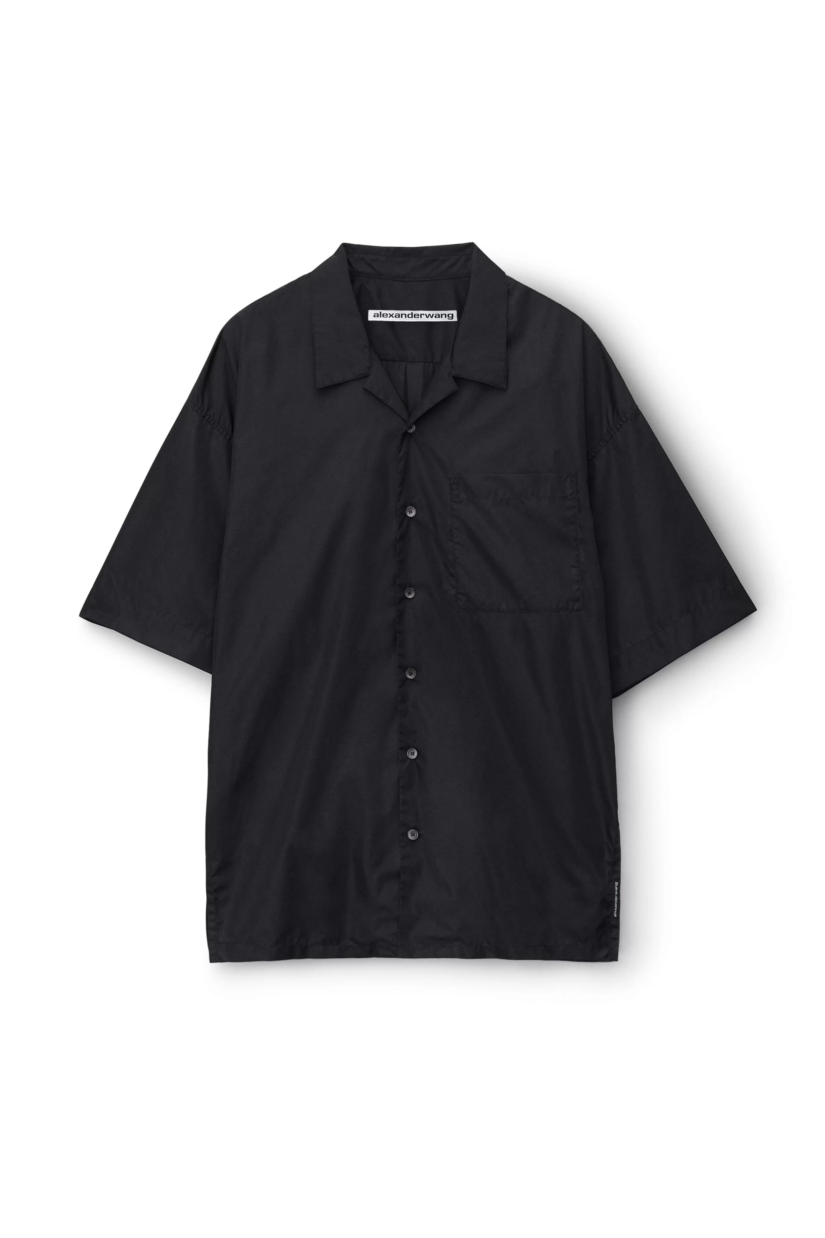 Alexander Wang Alexanderwang Camp Shirt In Crisp Nylon