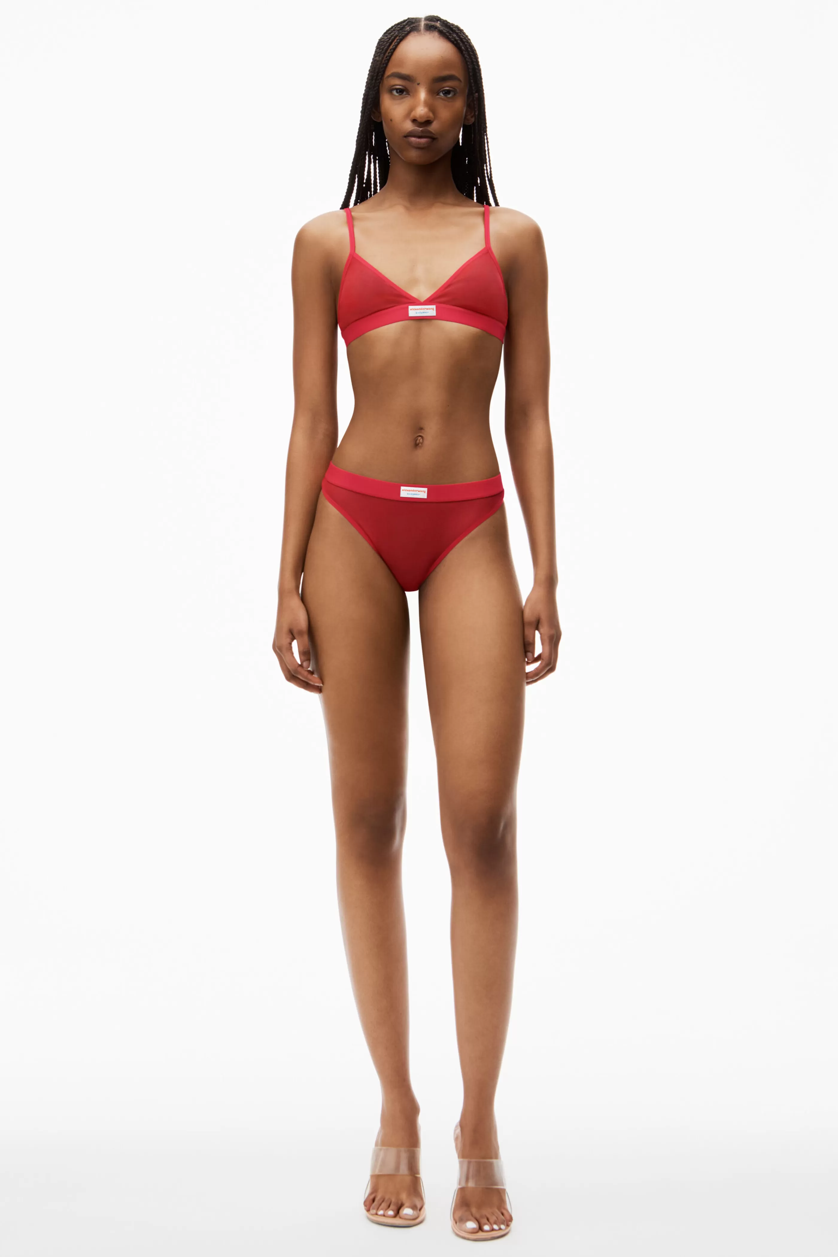 Alexander Wang Alexanderwang Classic Thong In Fine Mesh