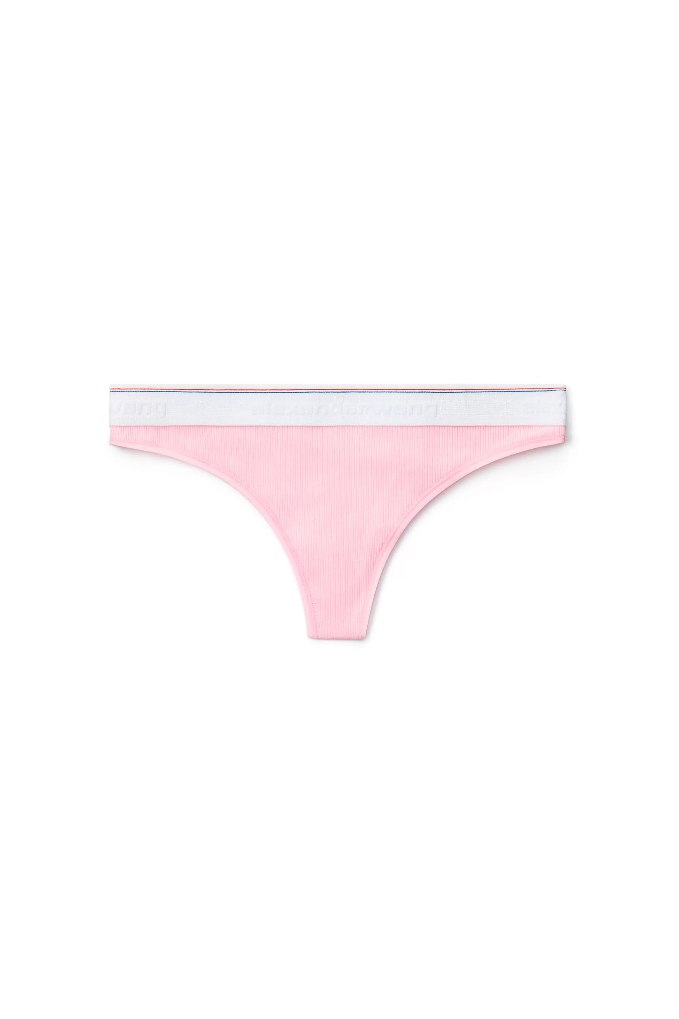 Alexander Wang Alexanderwang Classic Thong In Ribbed Jersey