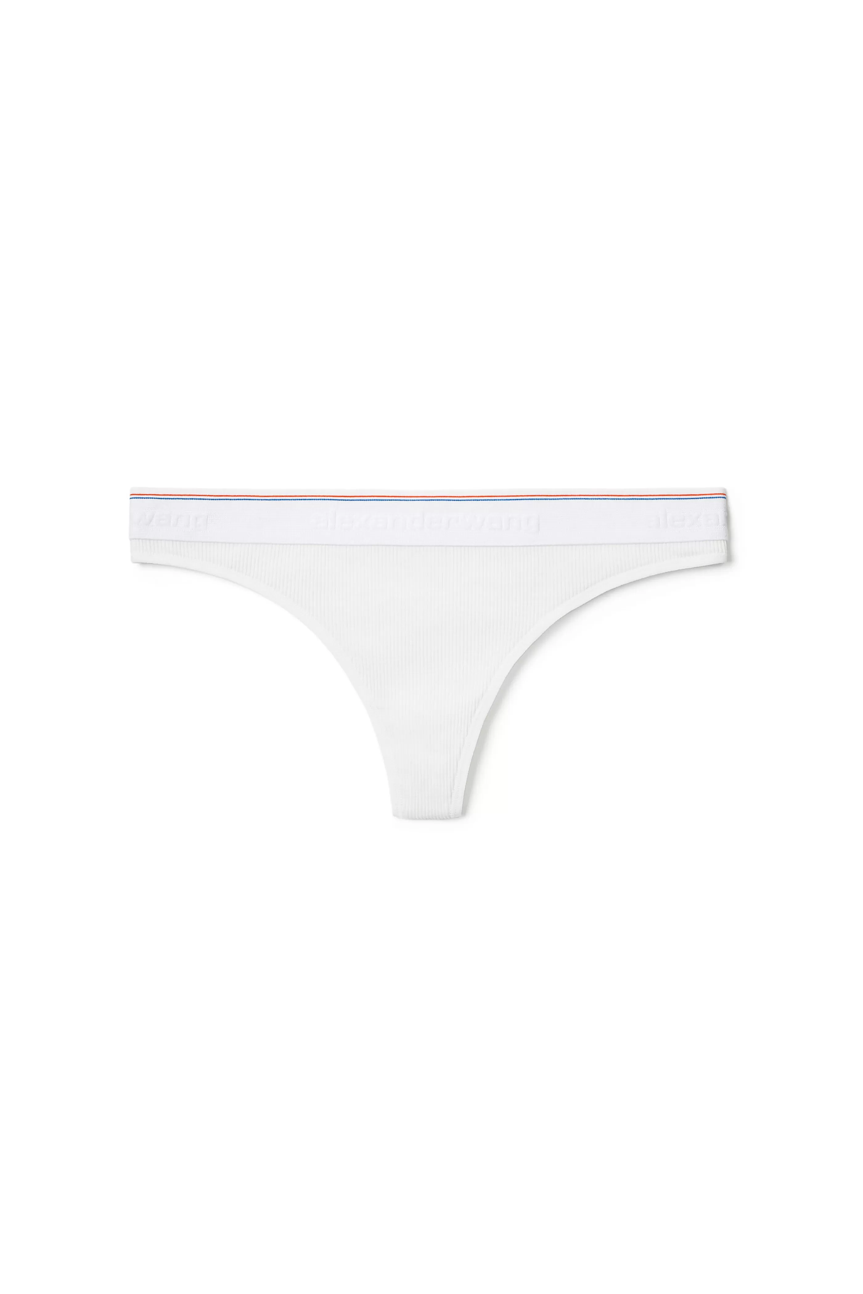 Alexander Wang Alexanderwang Classic Thong In Ribbed Jersey