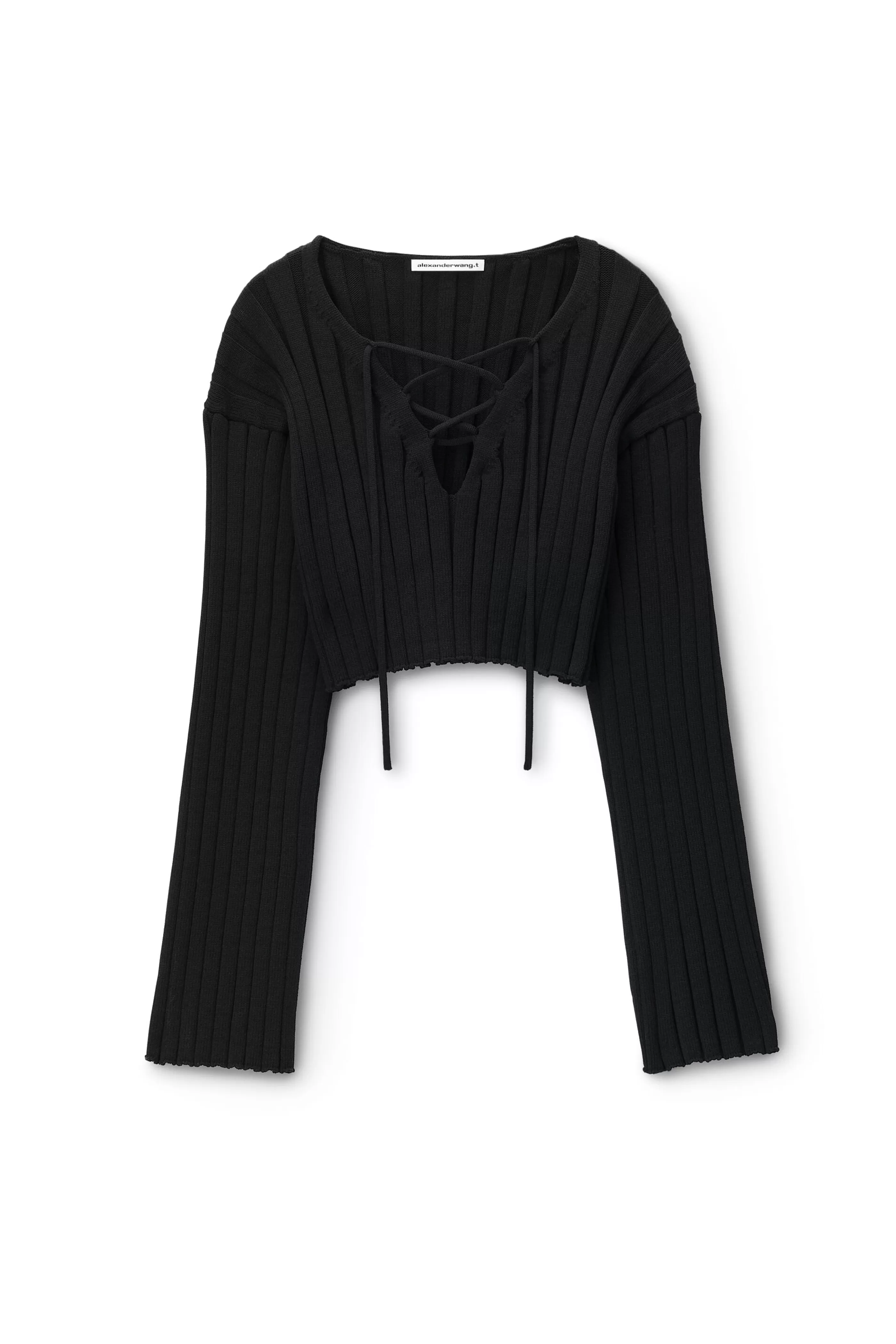 Women Alexander Wang Alexanderwang Cropped Pullover With Dropped Shoulder