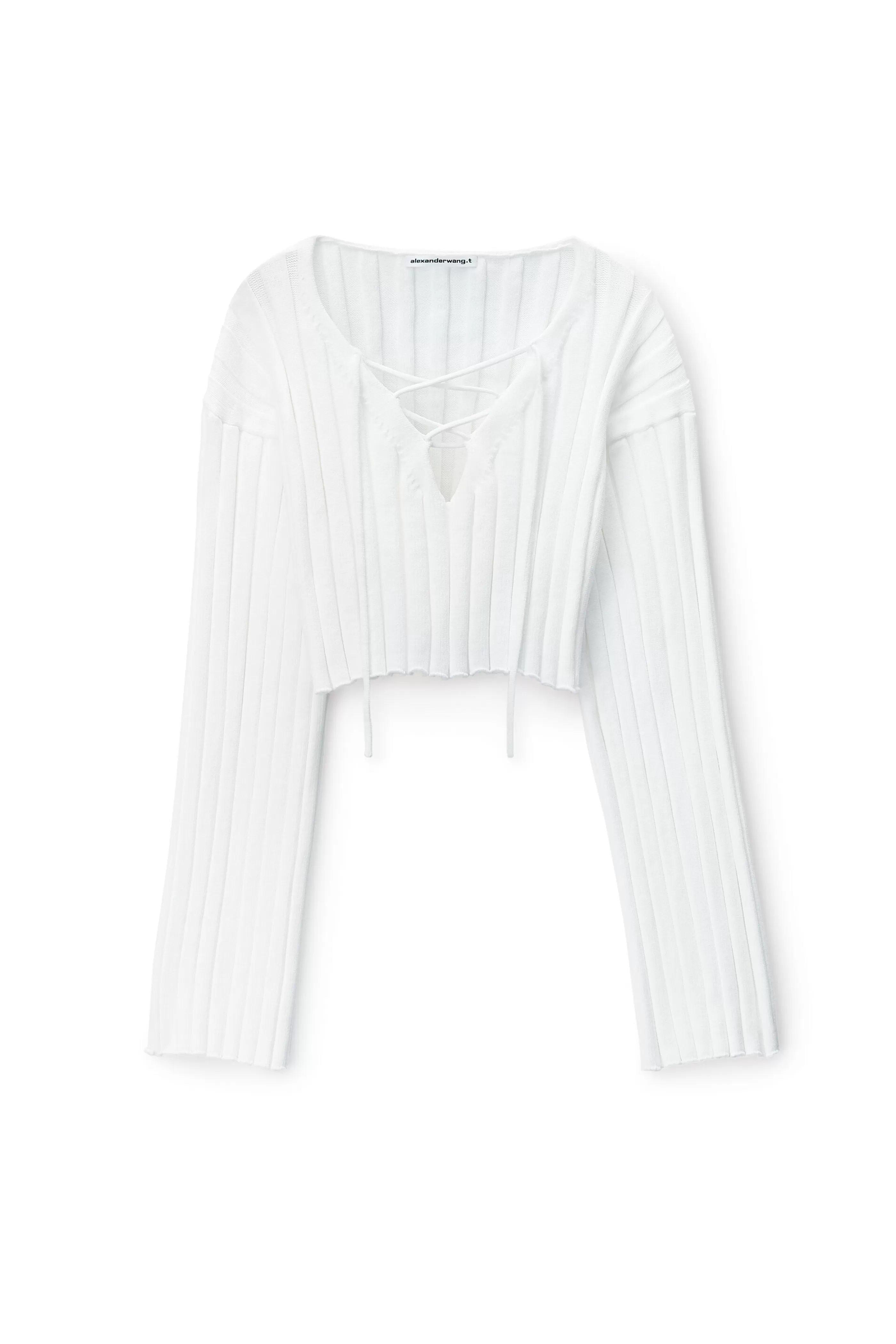 Women Alexander Wang Alexanderwang Cropped Pullover With Dropped Shoulder