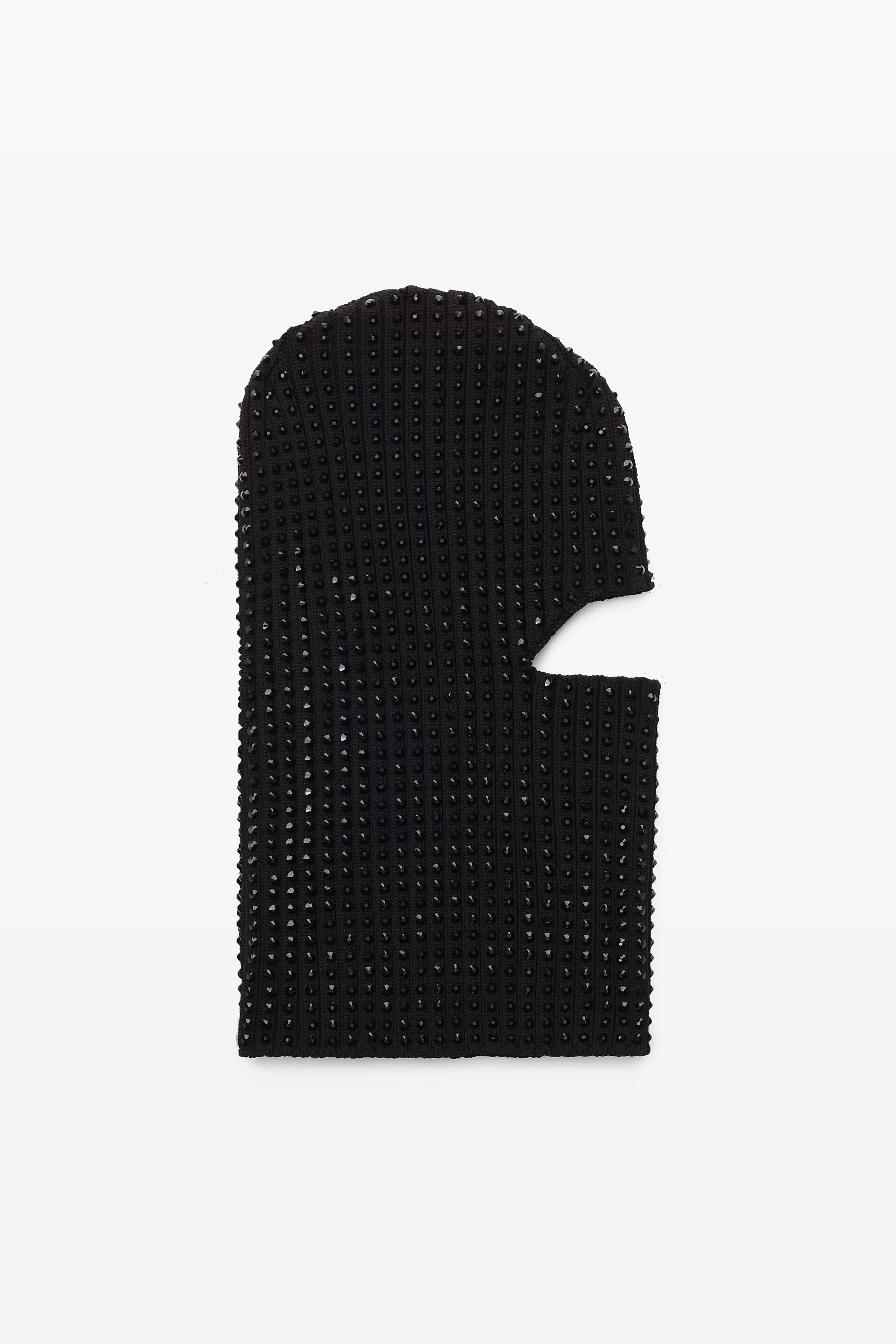 Women Alexander Wang Alexanderwang CRYSTAL HOTFIX RIB KNIT BALACLAVA