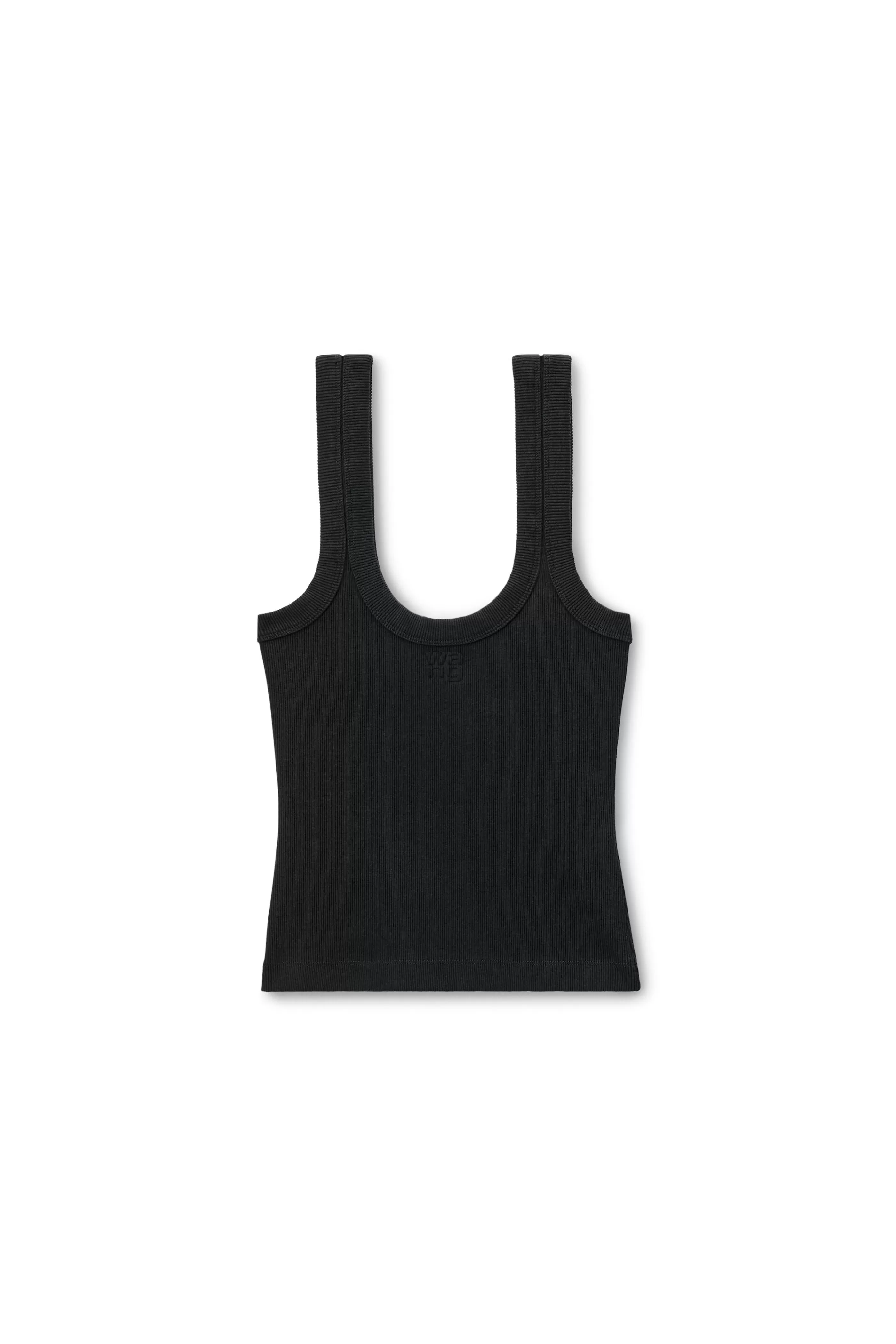 Women Alexander Wang Alexanderwang Embossed Logo Tank Top