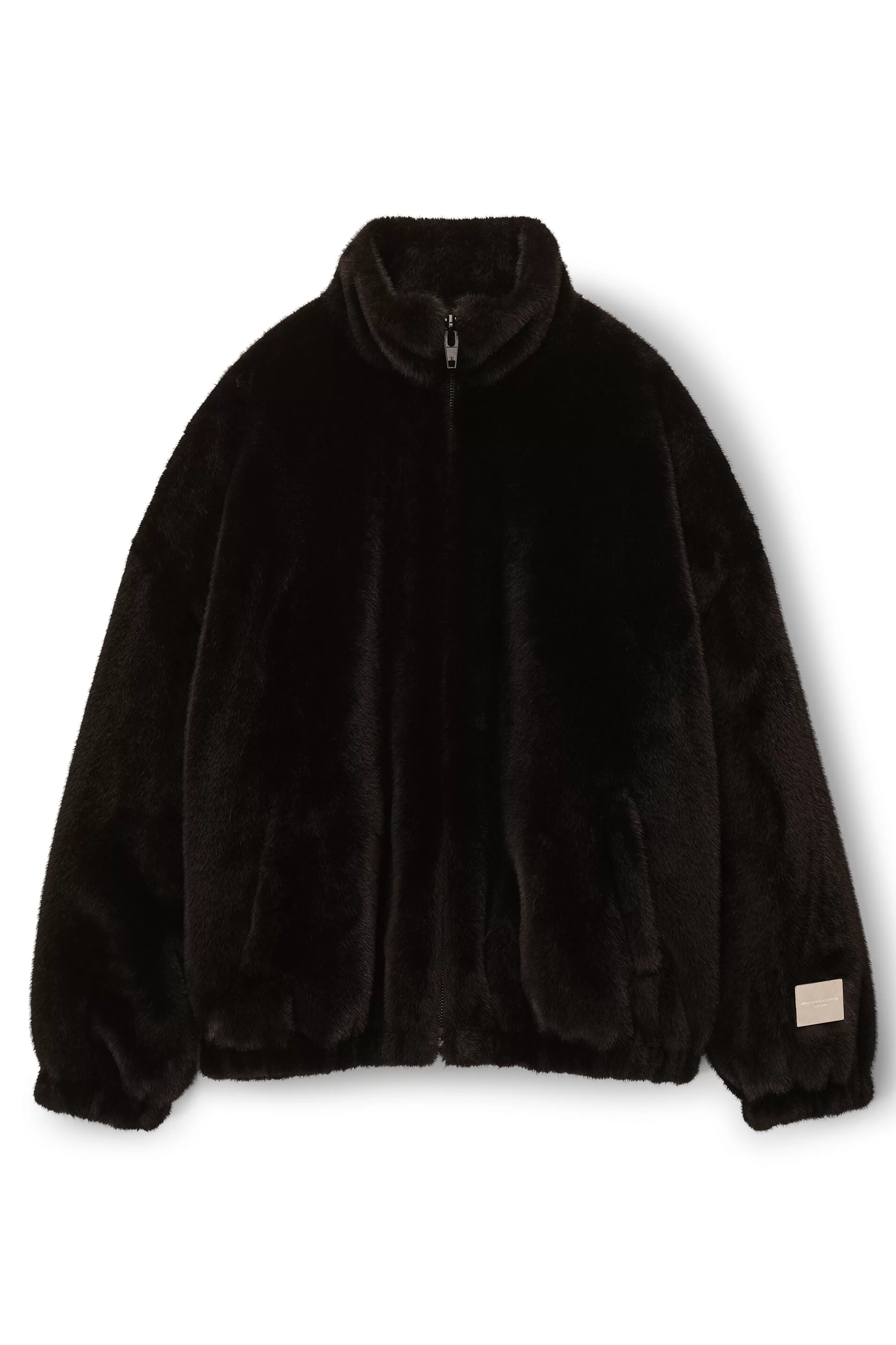 Women Alexander Wang Alexanderwang Faux Fur Track Jacket