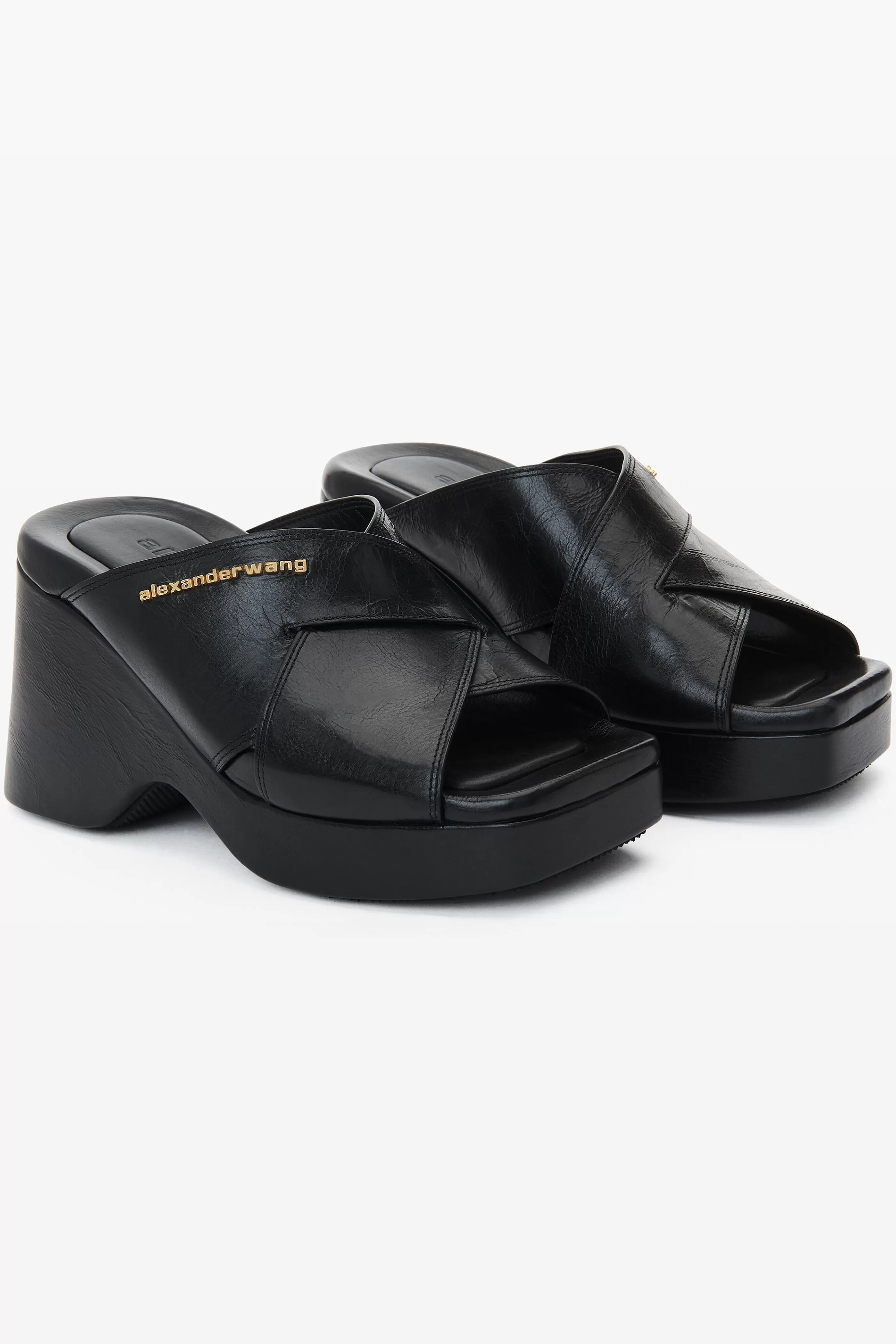 Women Alexander Wang Alexanderwang Float Criss-Cross Wedge Sandal