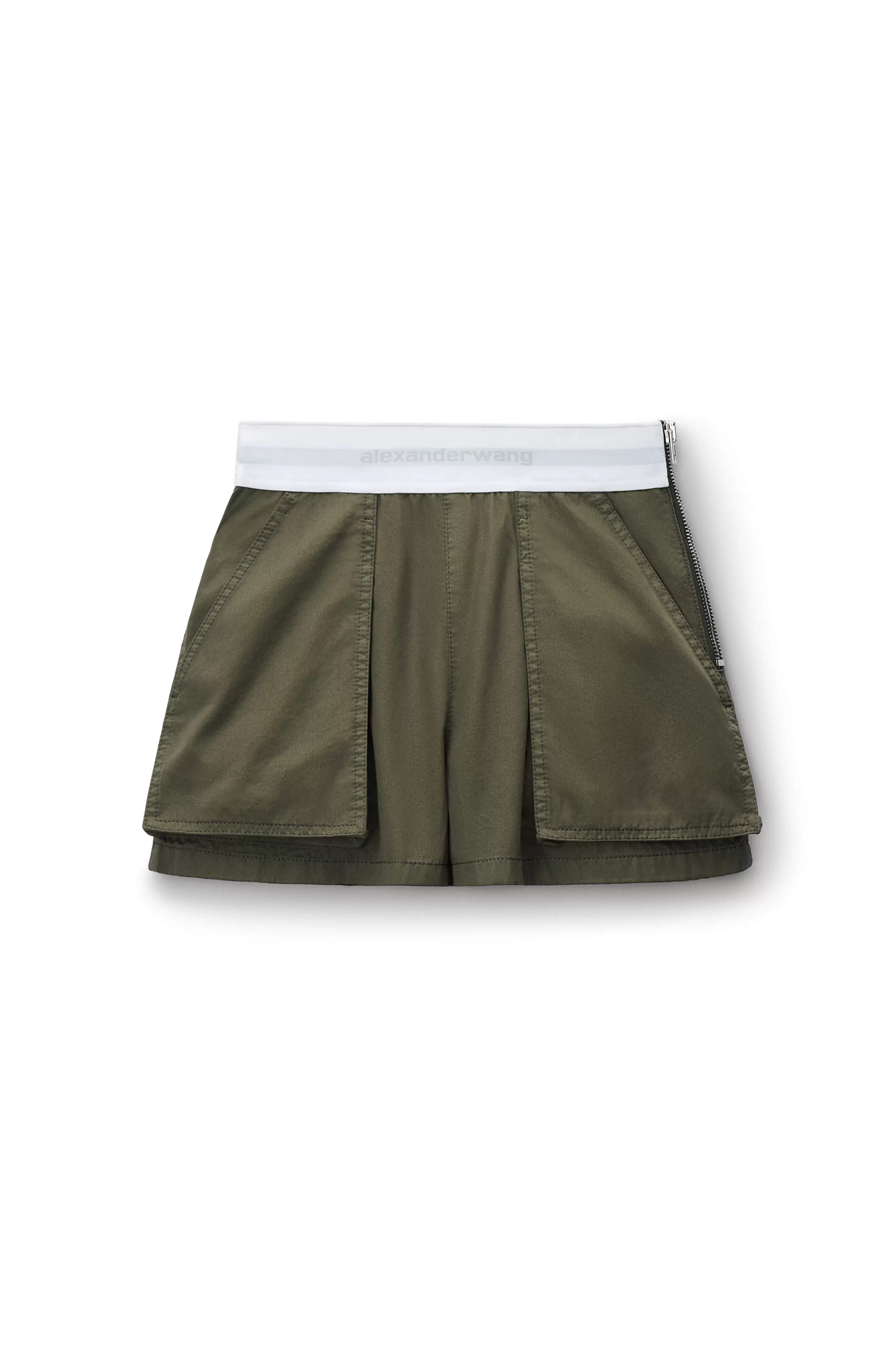 Women Alexander Wang Alexanderwang High-Waisted Cargo Rave Short