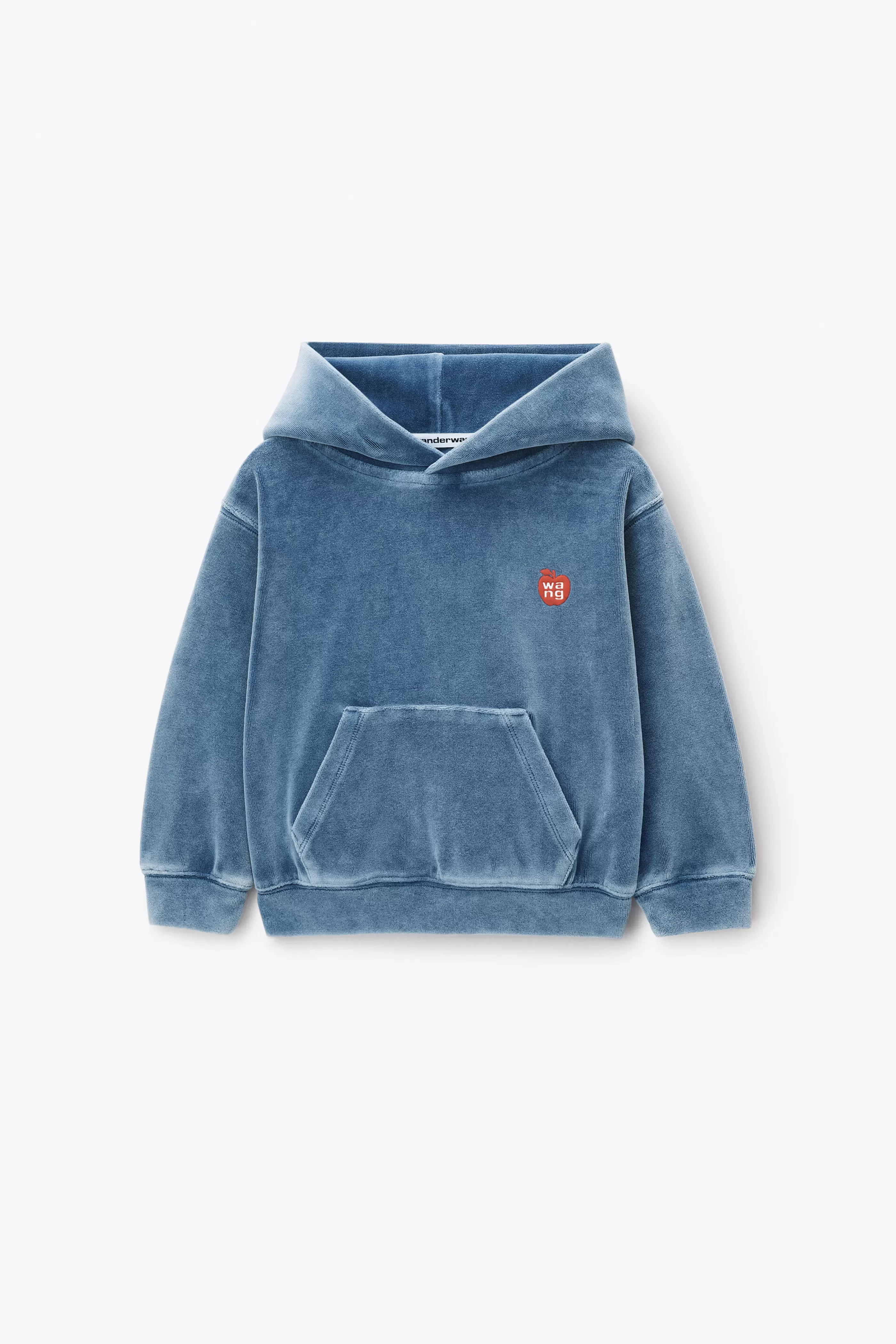 Women/Kids Alexander Wang Alexanderwang Kids Puff Logo Hoodie In Velour