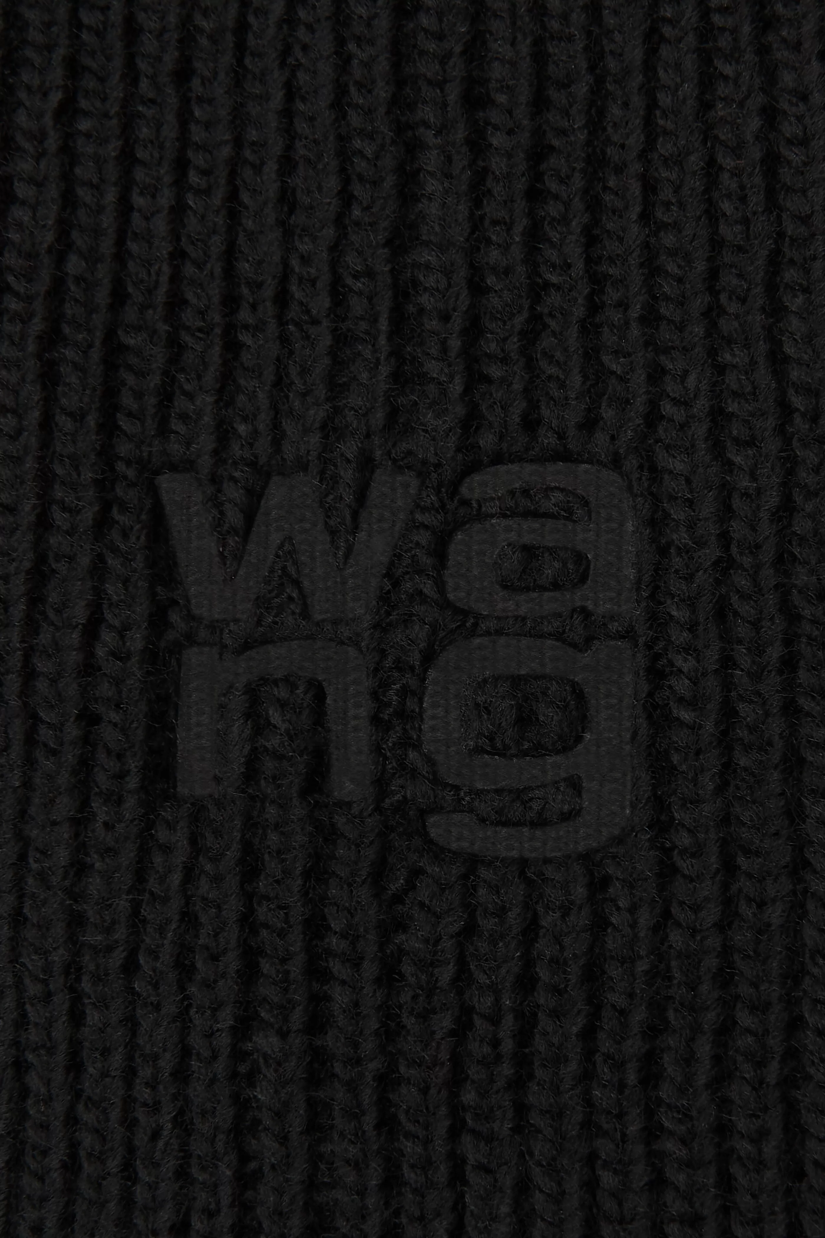 Women Alexander Wang Alexanderwang Logo Balaclava In Compact Deboss