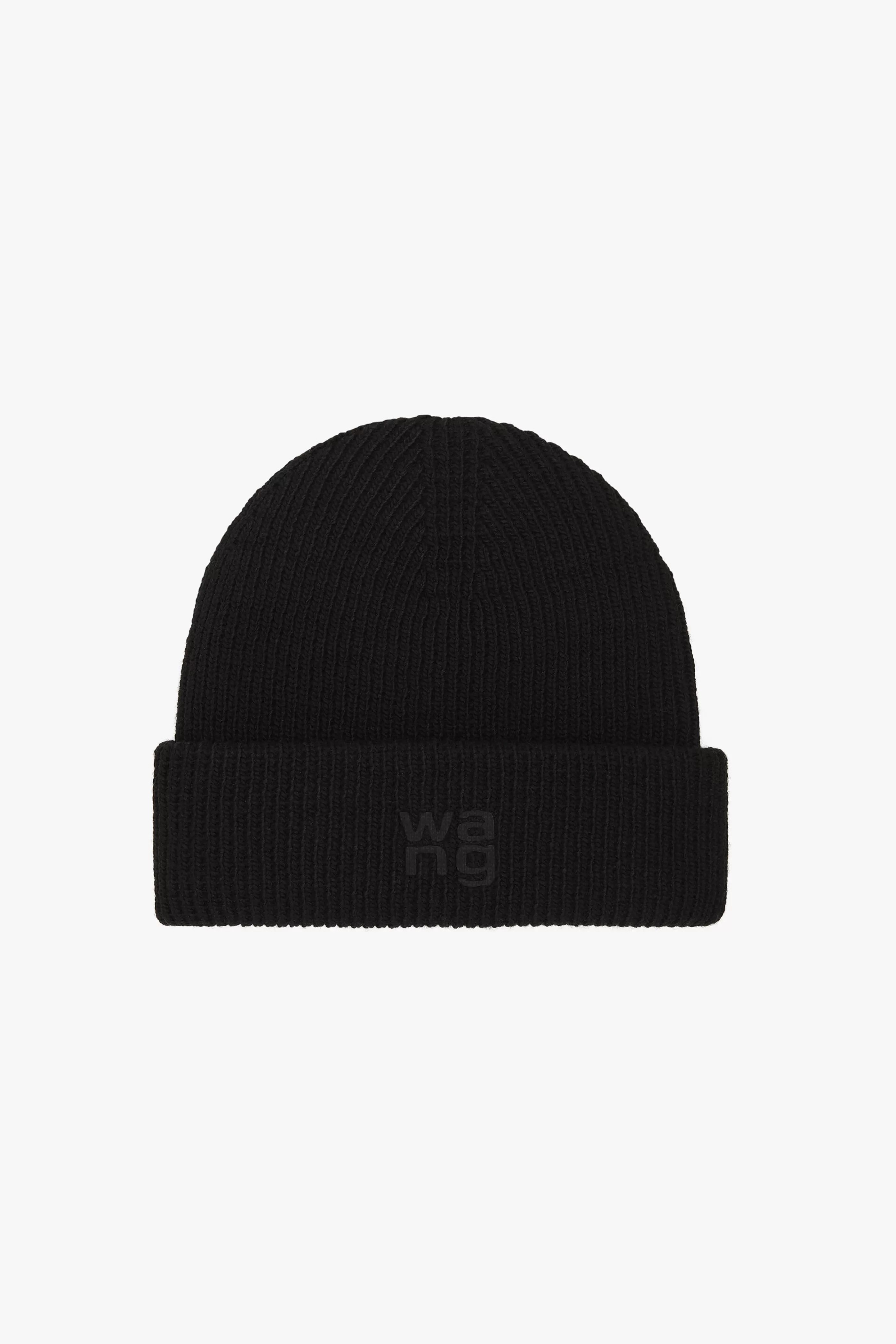 Women Alexander Wang Alexanderwang Logo Beanie In Compact Deboss