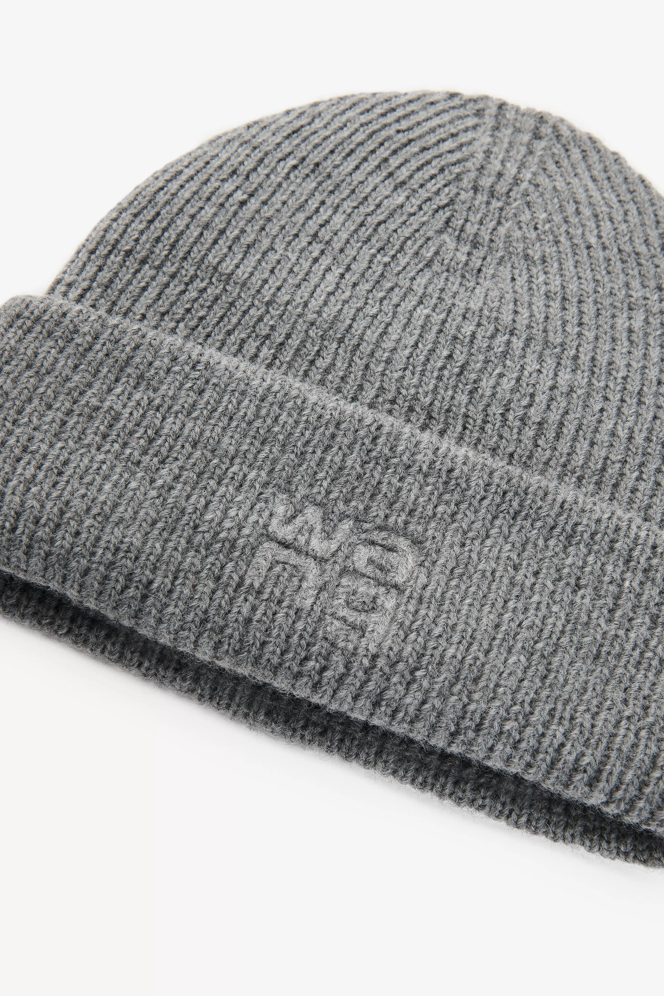 Women Alexander Wang Alexanderwang Logo Beanie In Compact Deboss