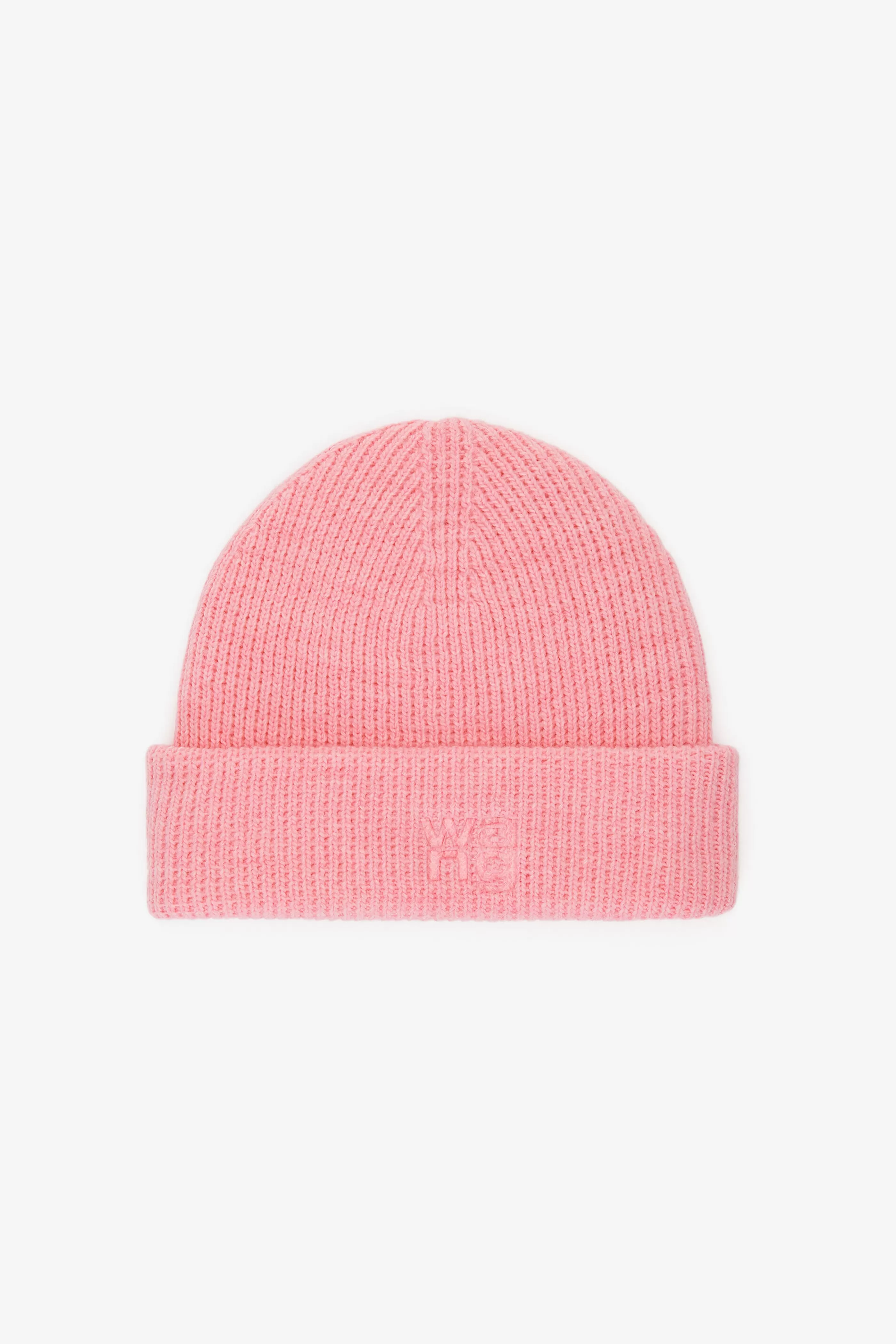 Women Alexander Wang Alexanderwang Logo Beanie In Compact Deboss