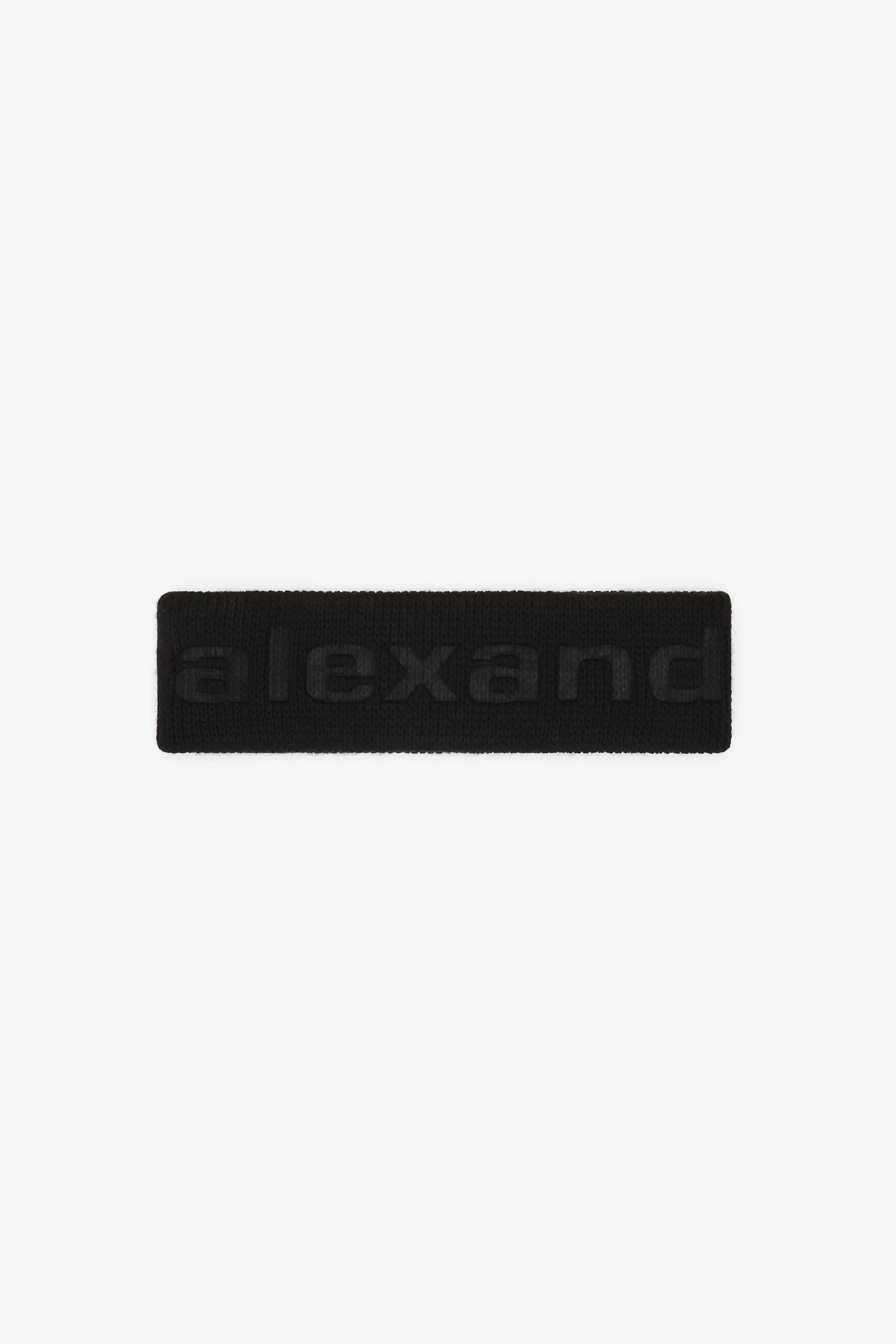 Women Alexander Wang Alexanderwang Logo Headband In Compact Deboss