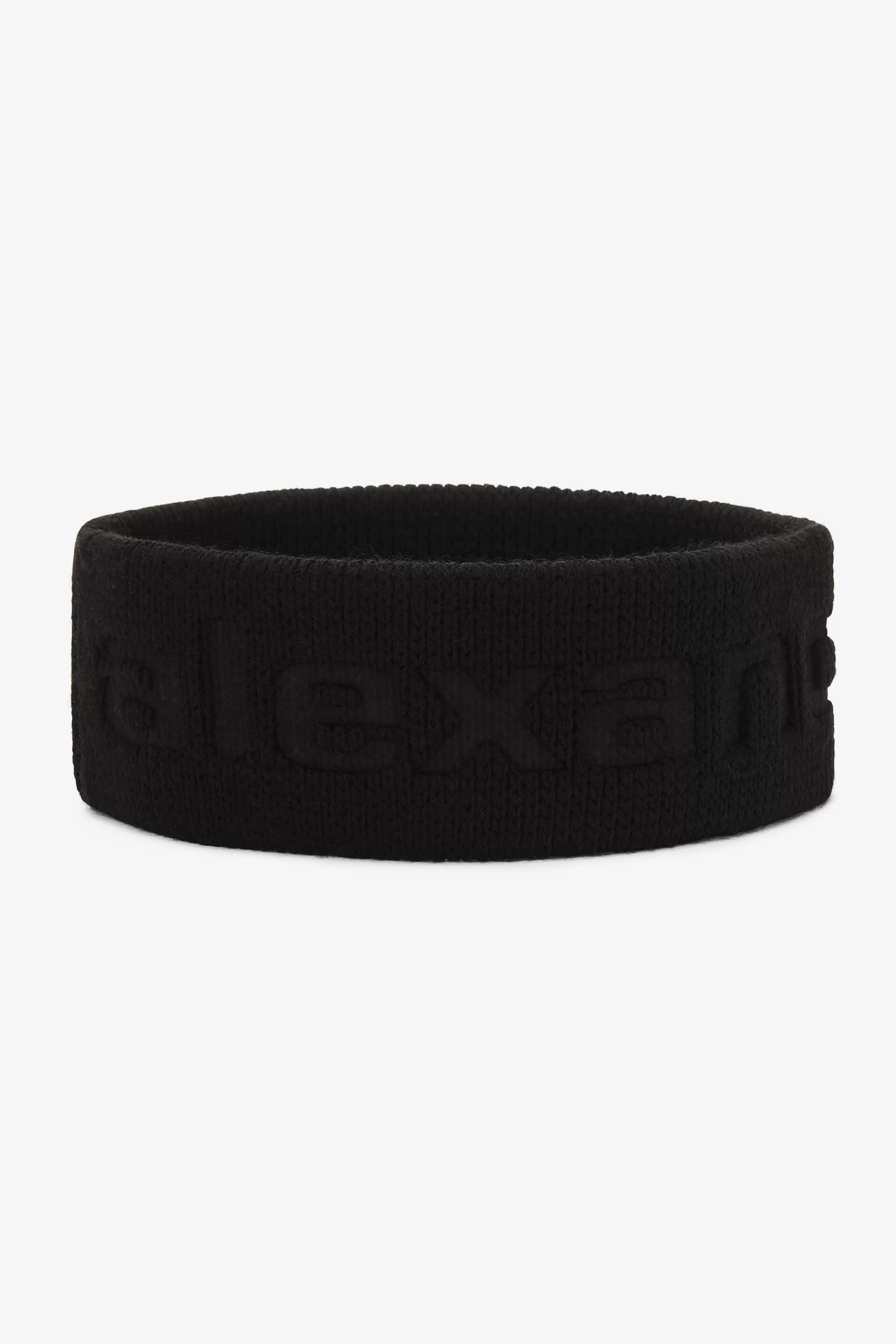 Women Alexander Wang Alexanderwang Logo Headband In Compact Deboss