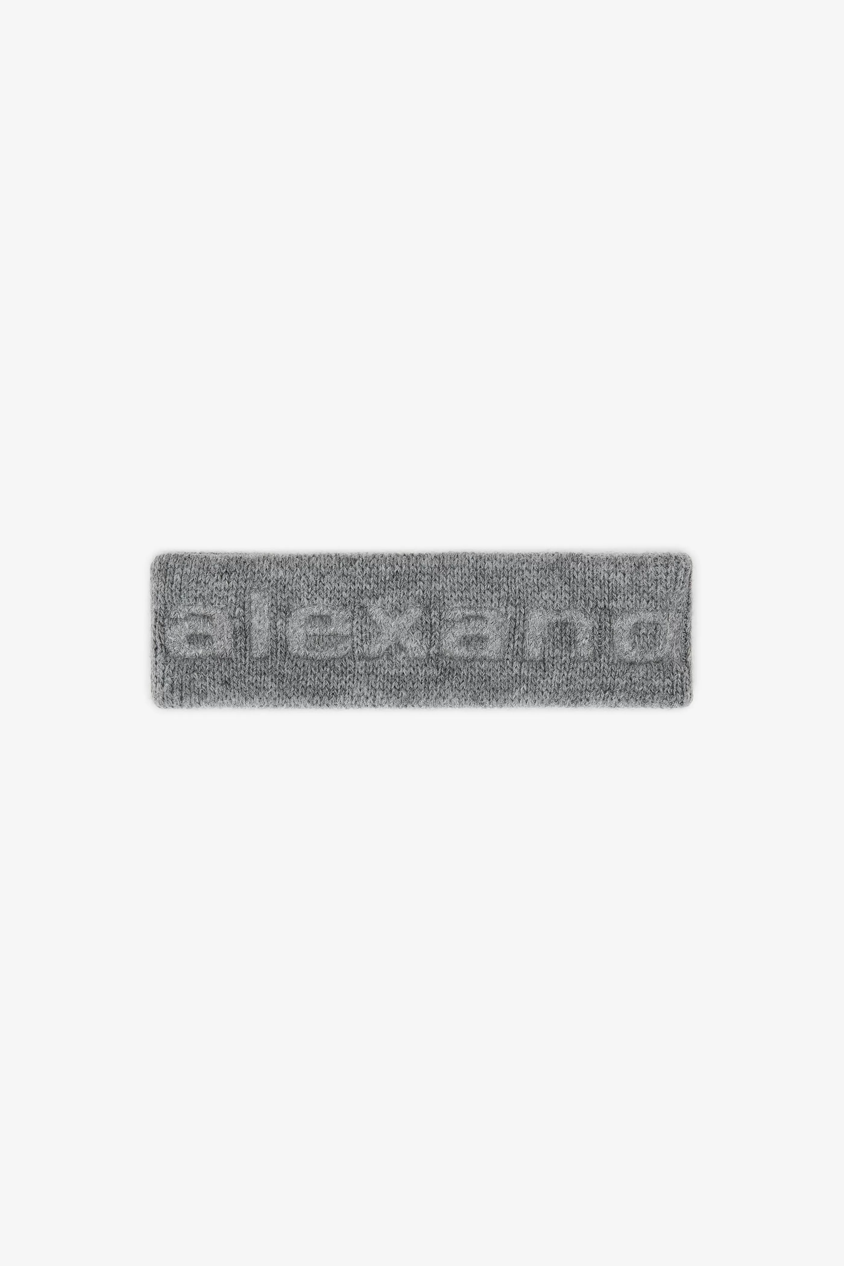 Women Alexander Wang Alexanderwang Logo Headband In Compact Deboss