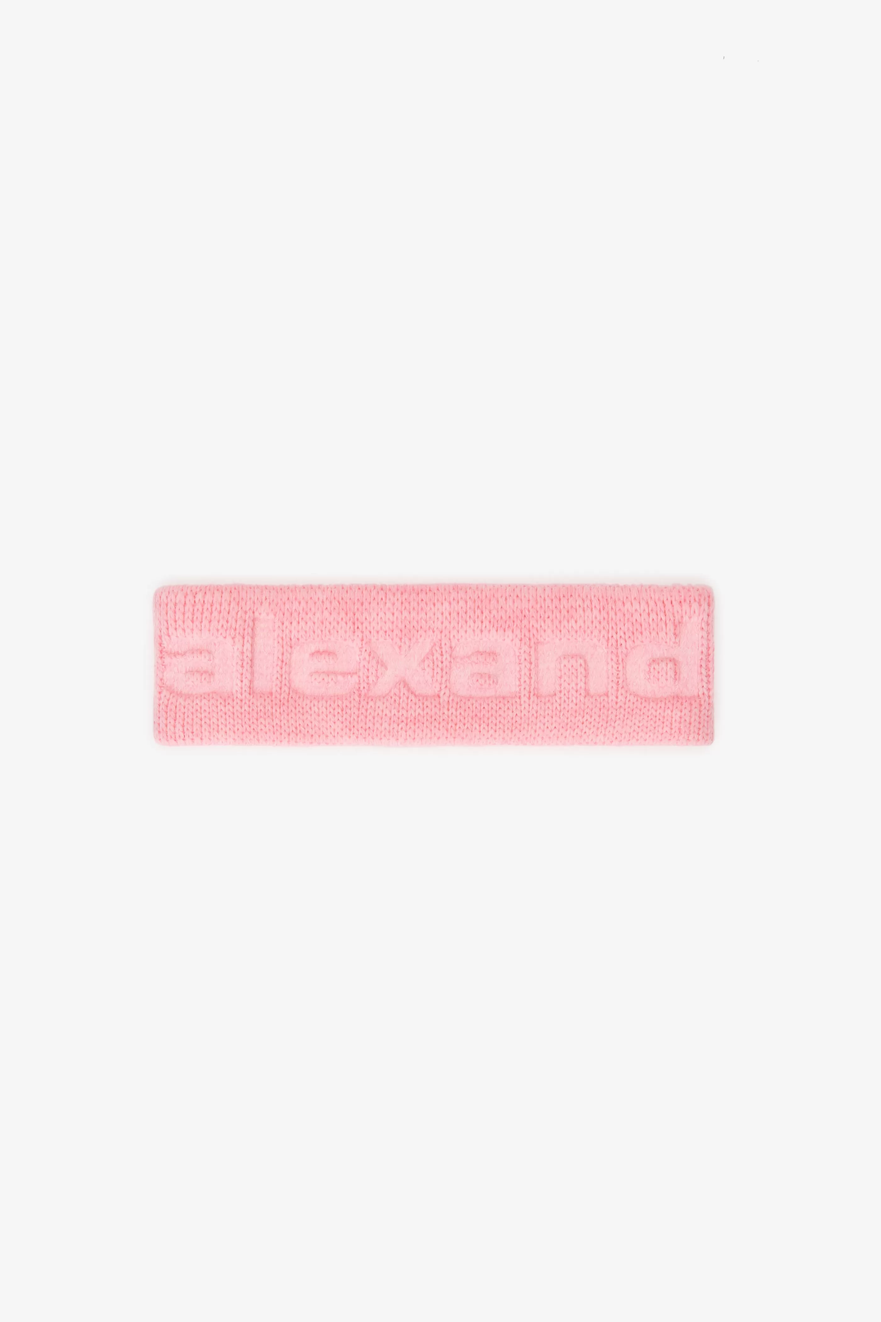 Women Alexander Wang Alexanderwang Logo Headband In Compact Deboss