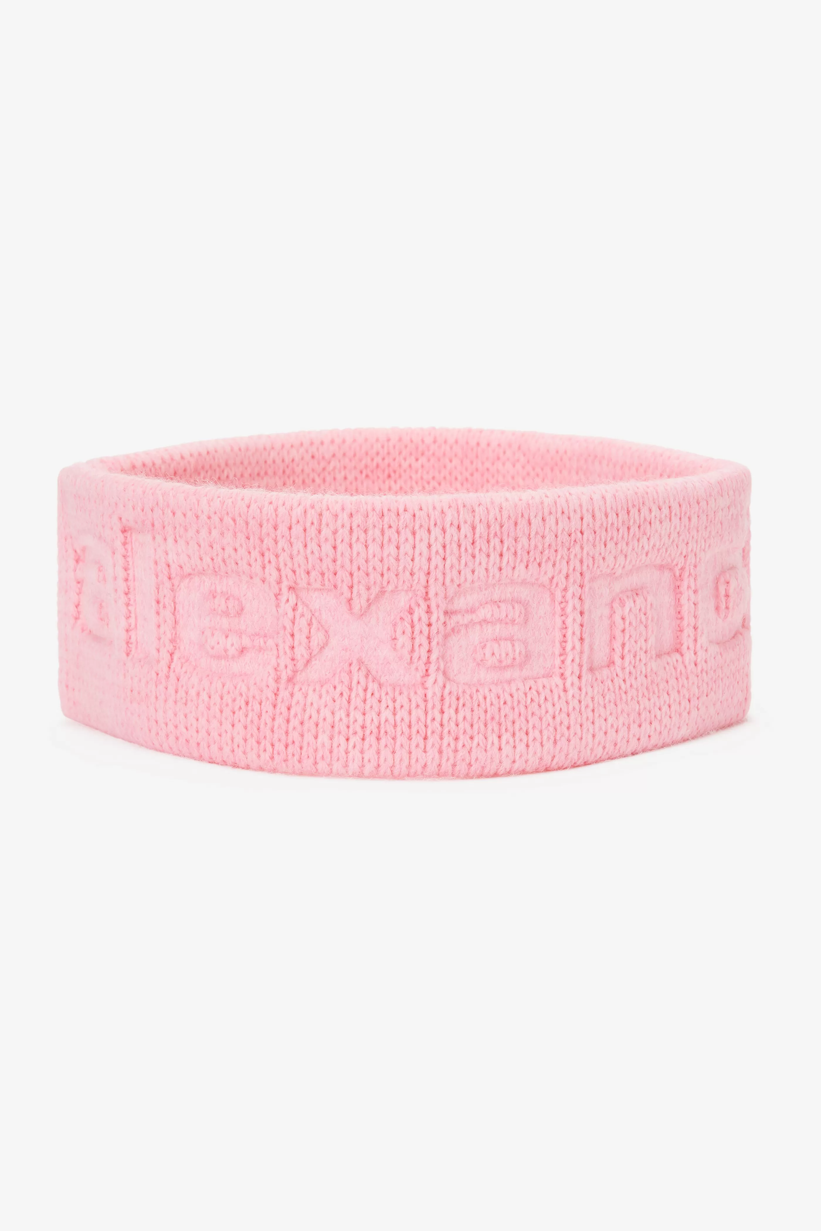 Women Alexander Wang Alexanderwang Logo Headband In Compact Deboss