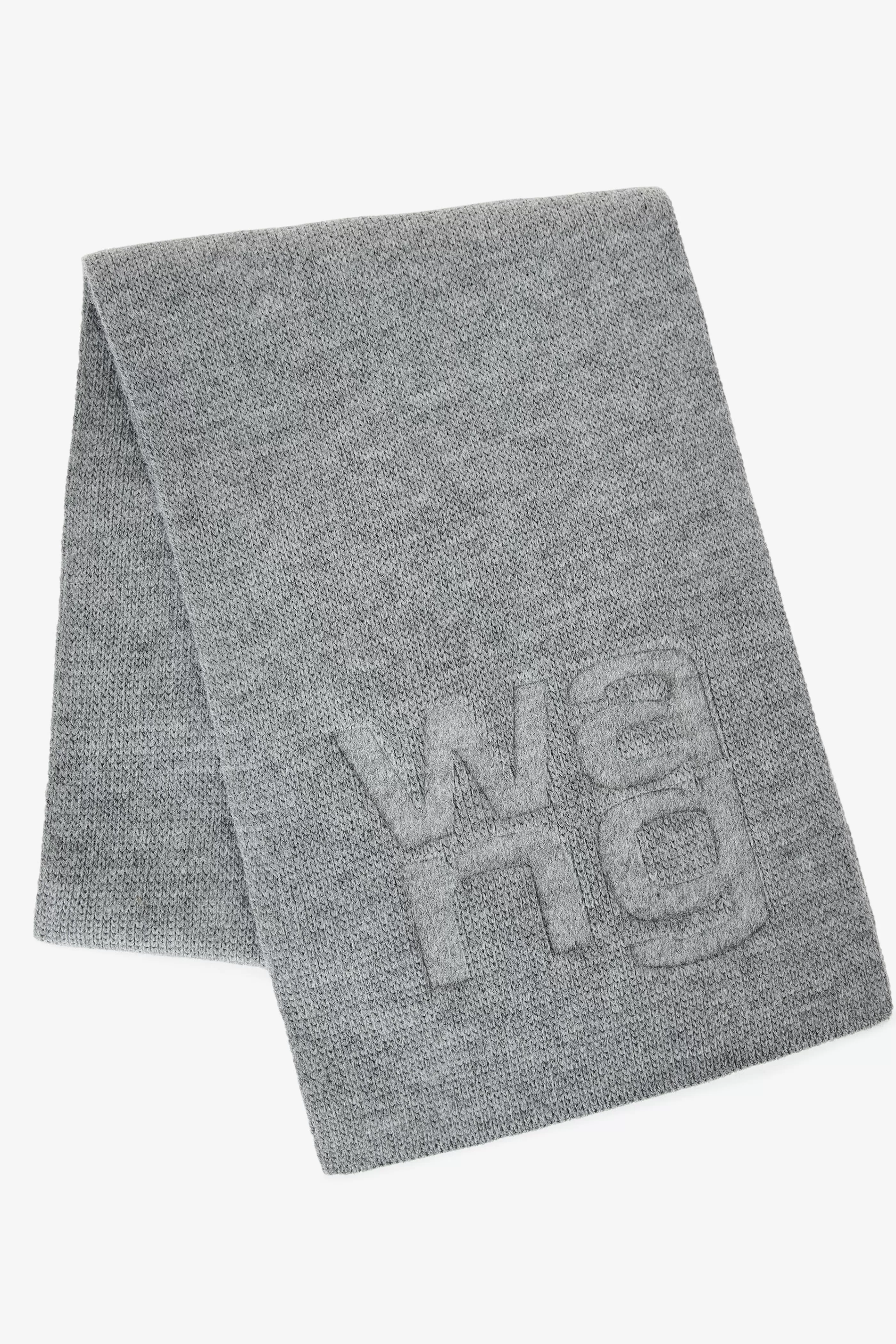 Women Alexander Wang Alexanderwang Logo Scarf In Compact Deboss