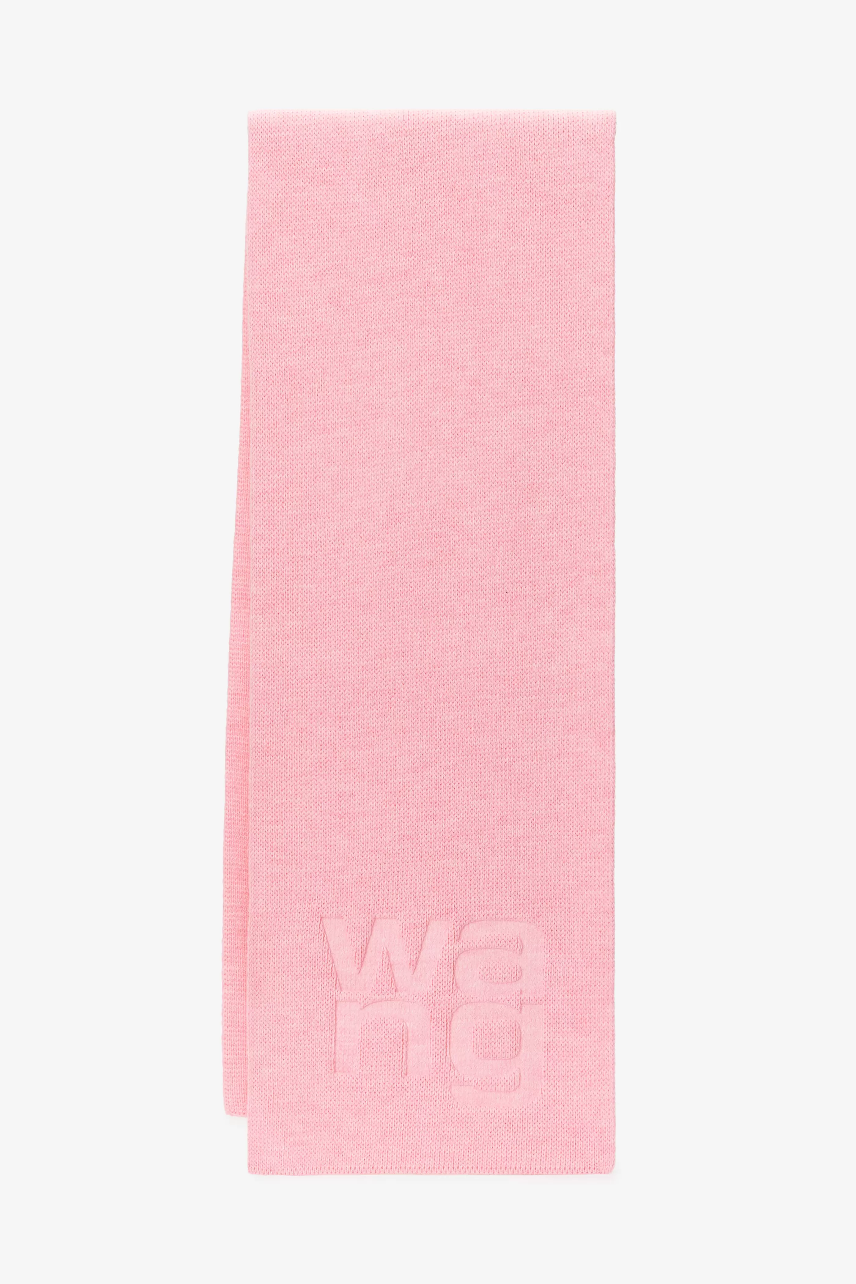 Women Alexander Wang Alexanderwang Logo Scarf In Compact Deboss