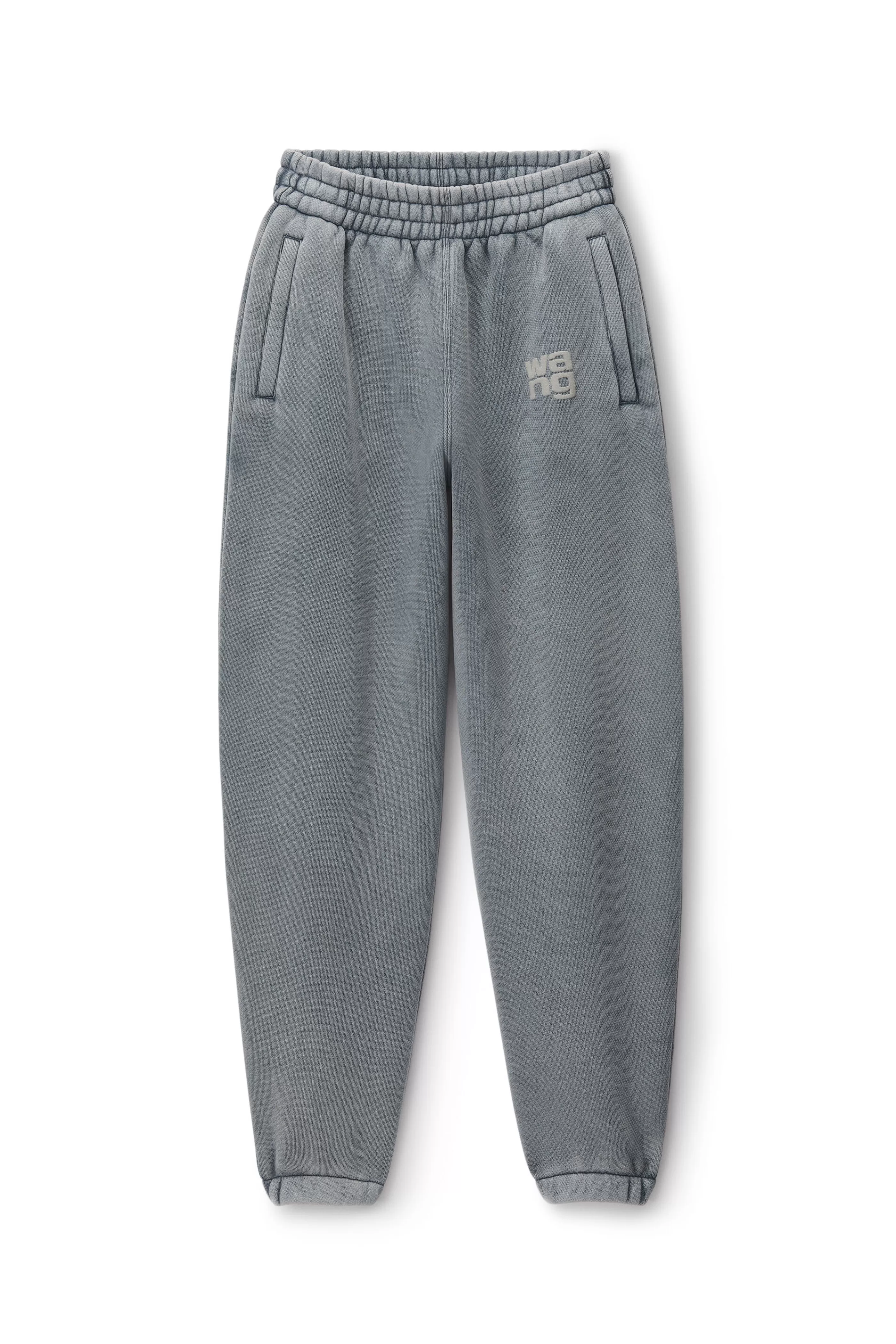 Women Alexander Wang Alexanderwang Logo Sweatpant In Structured Terry