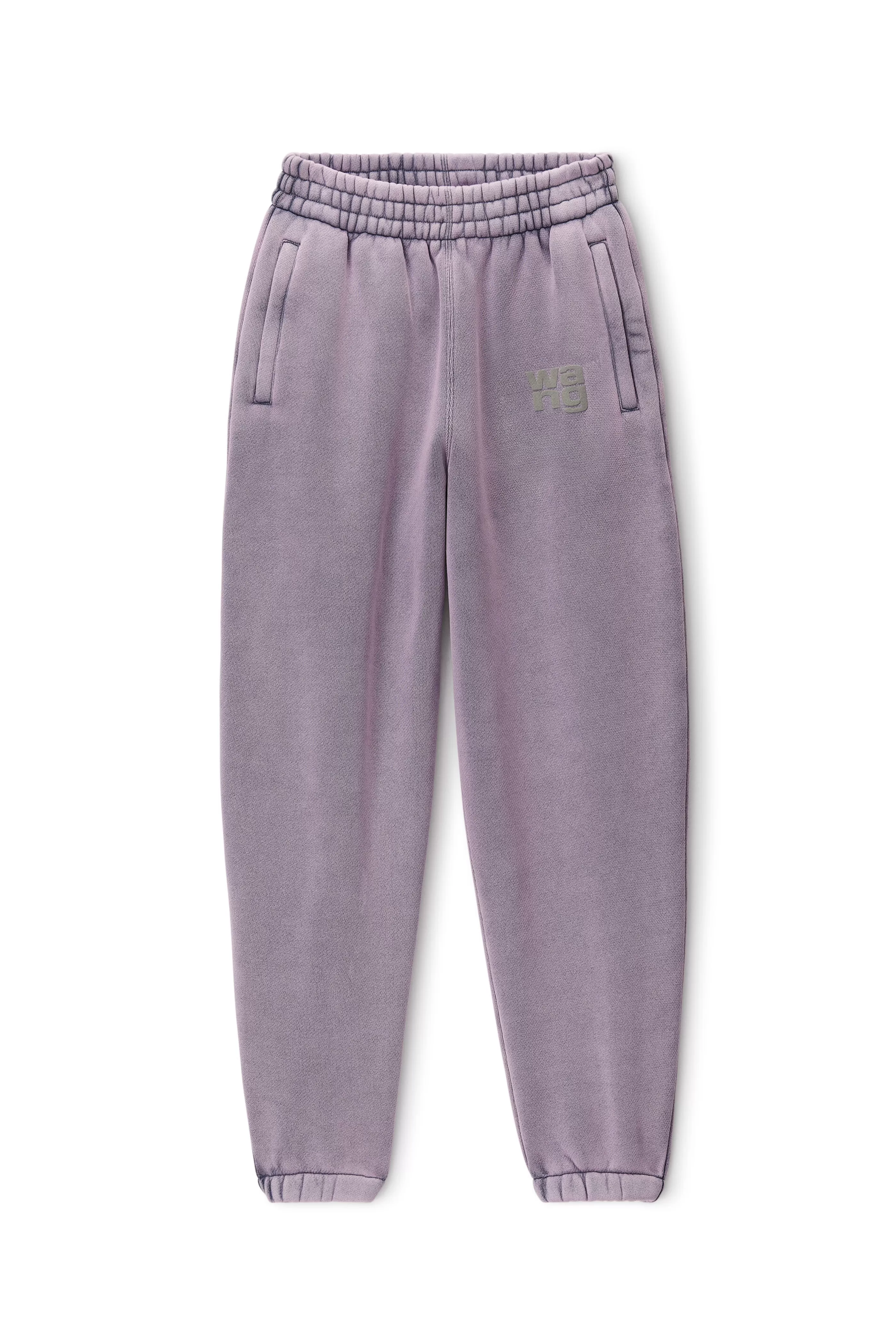 Women Alexander Wang Alexanderwang Logo Sweatpant In Structured Terry