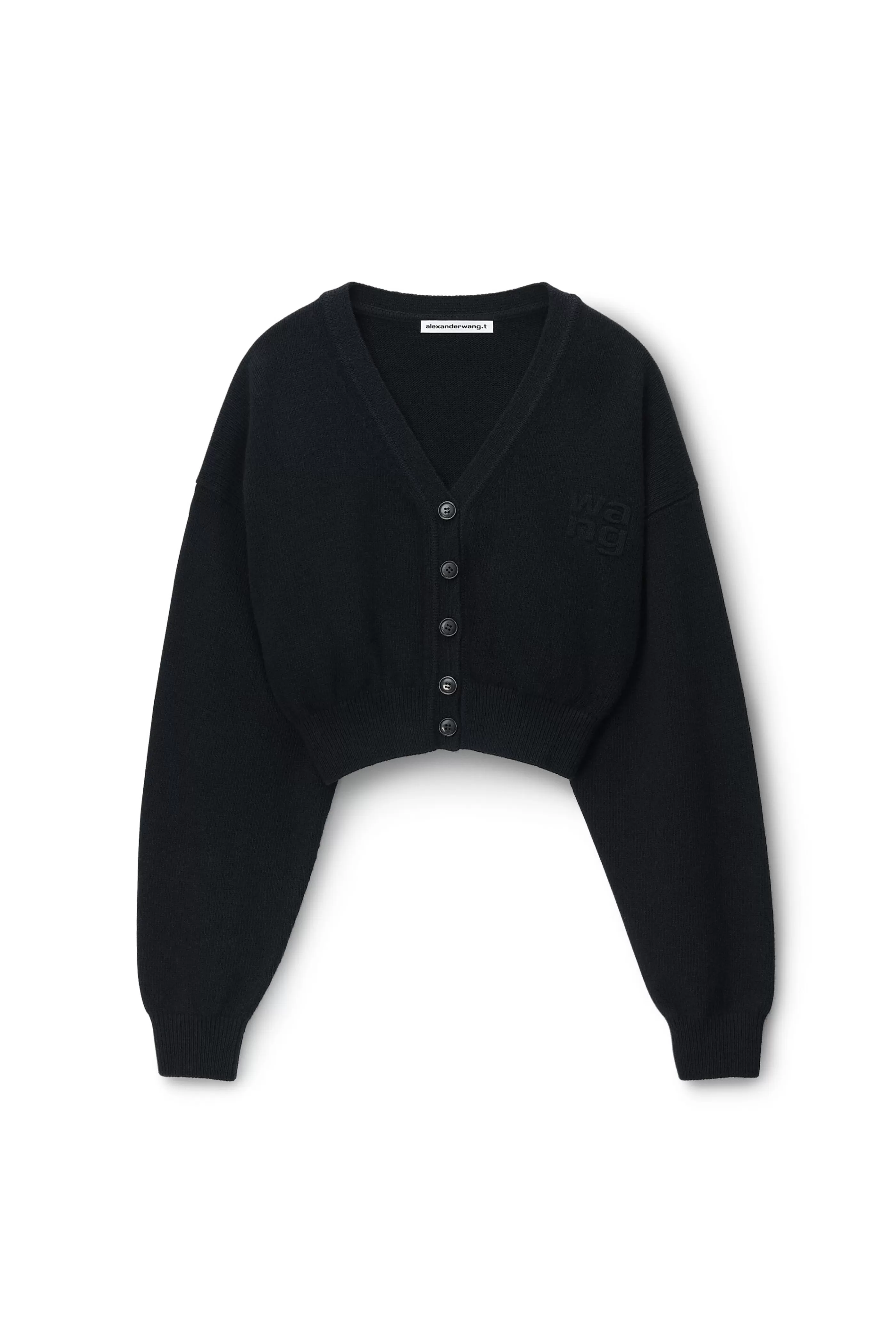 Women Alexander Wang Alexanderwang Long Sleeve Cardigan With V Neck