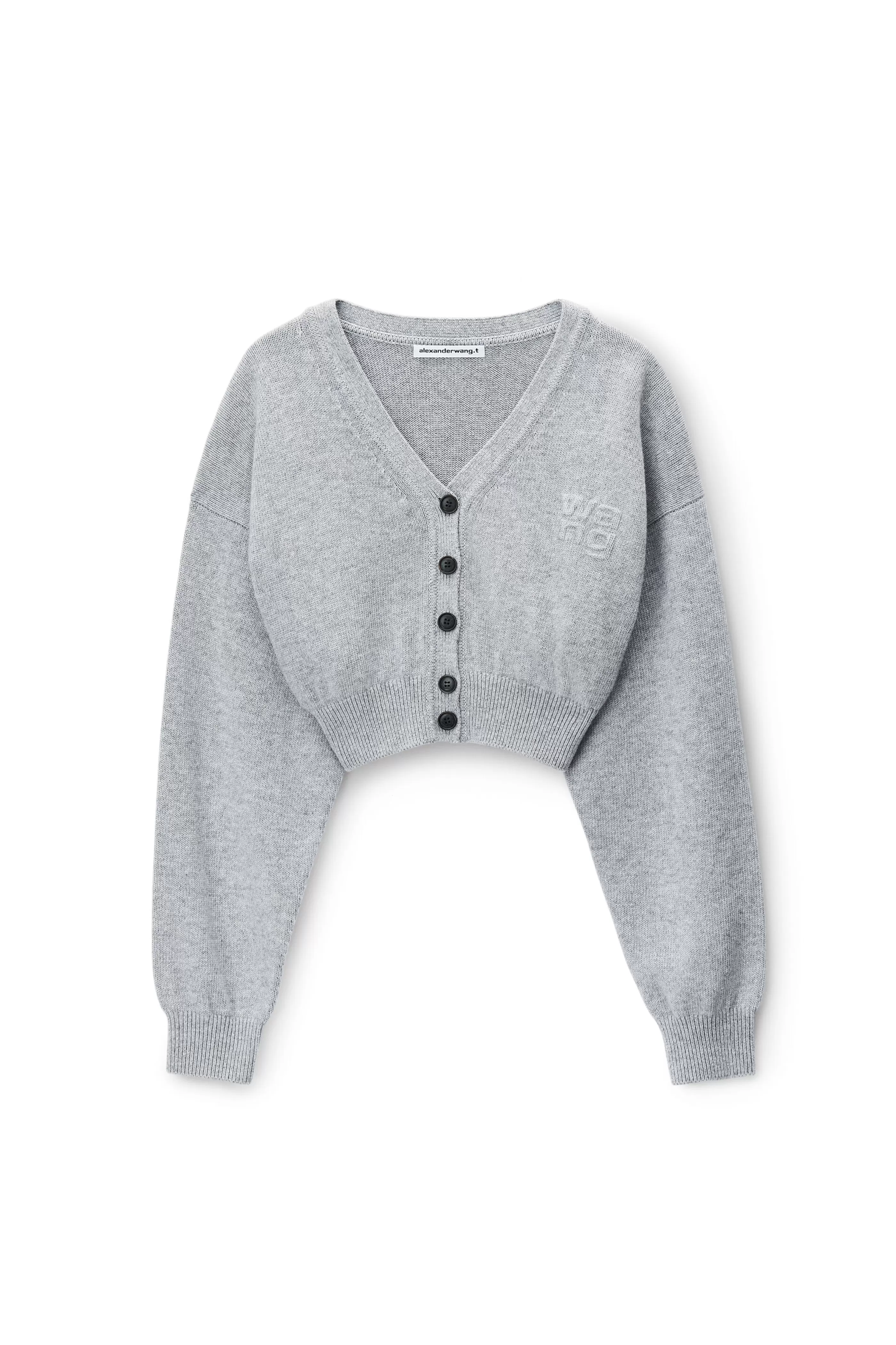 Women Alexander Wang Alexanderwang Long Sleeve Cardigan With V Neck