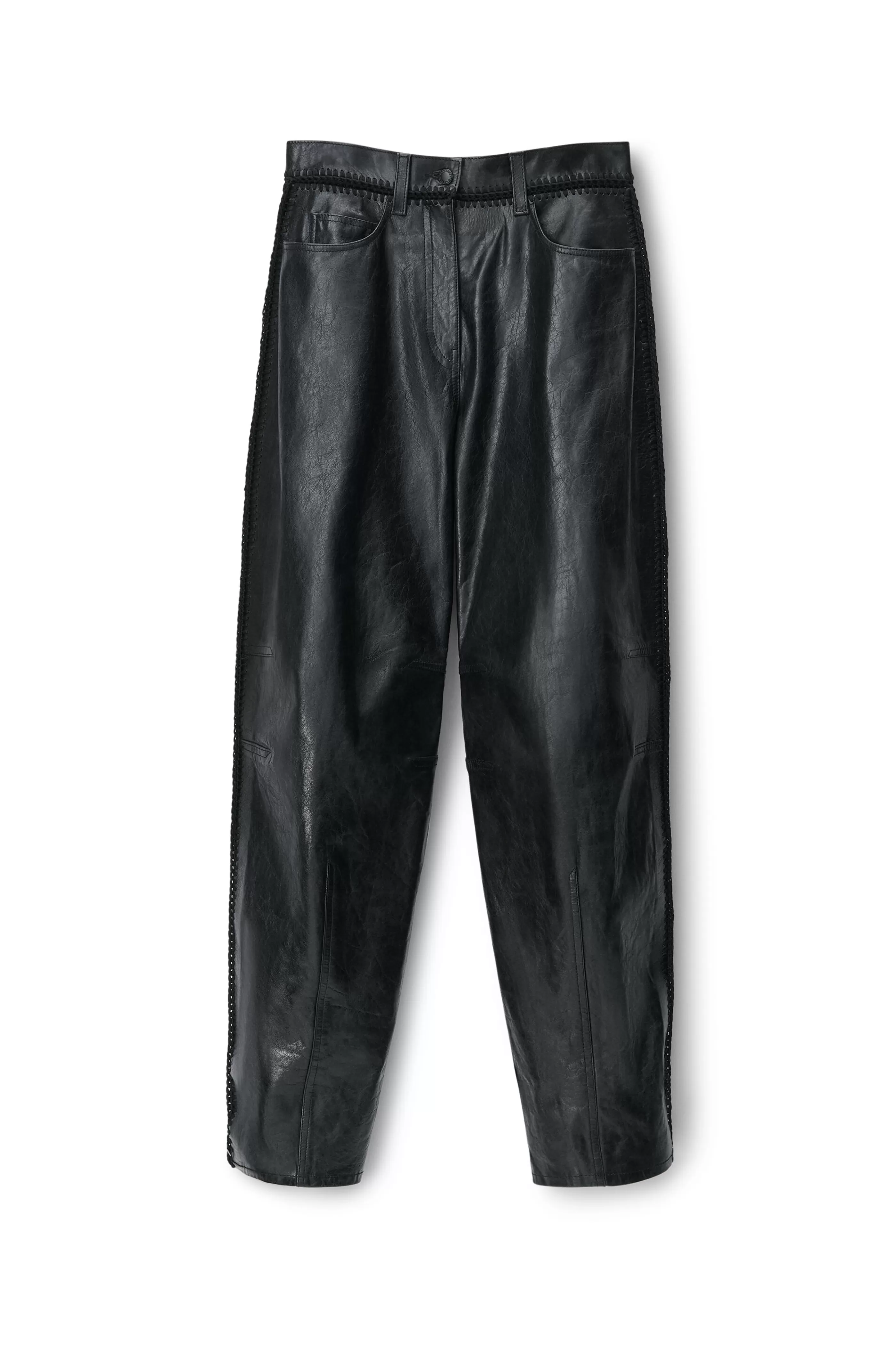 Women Alexander Wang Alexanderwang Low Waist Crochet Leather Trouser