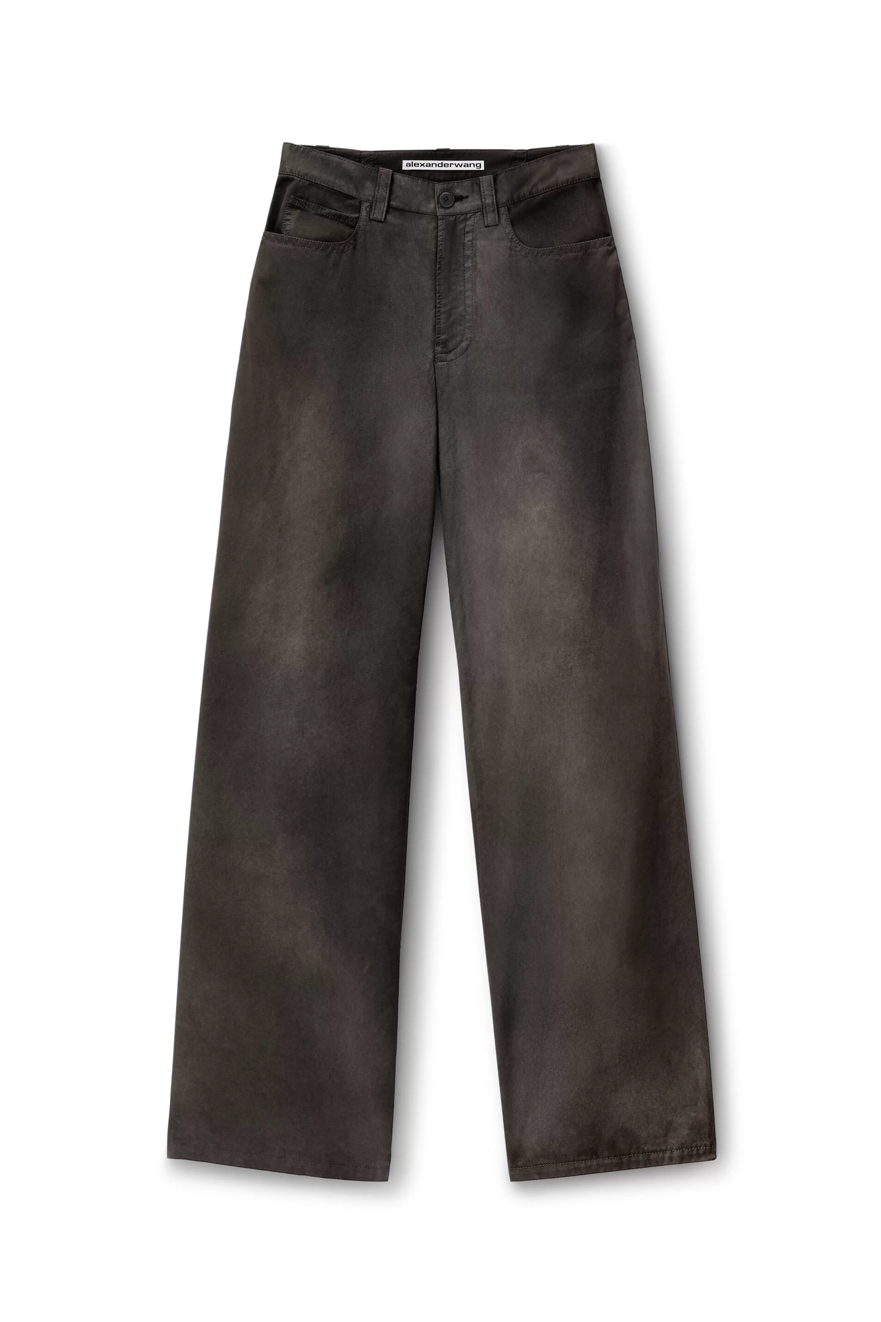 Women Alexander Wang Alexanderwang Low-Rise Five-Pocket Pant In Cotton