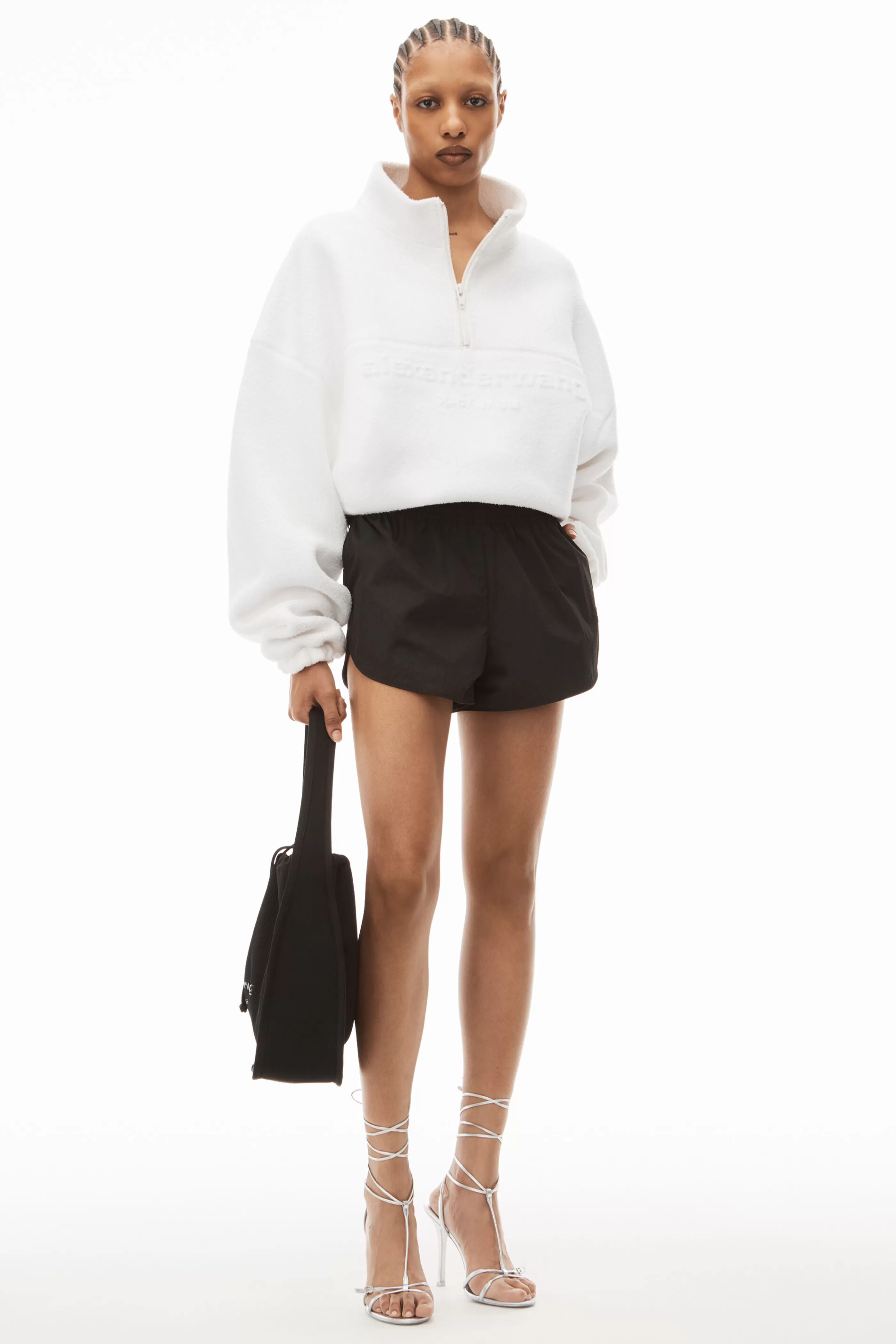 Women Alexander Wang Alexanderwang MARATHON SHORTS IN NYLON