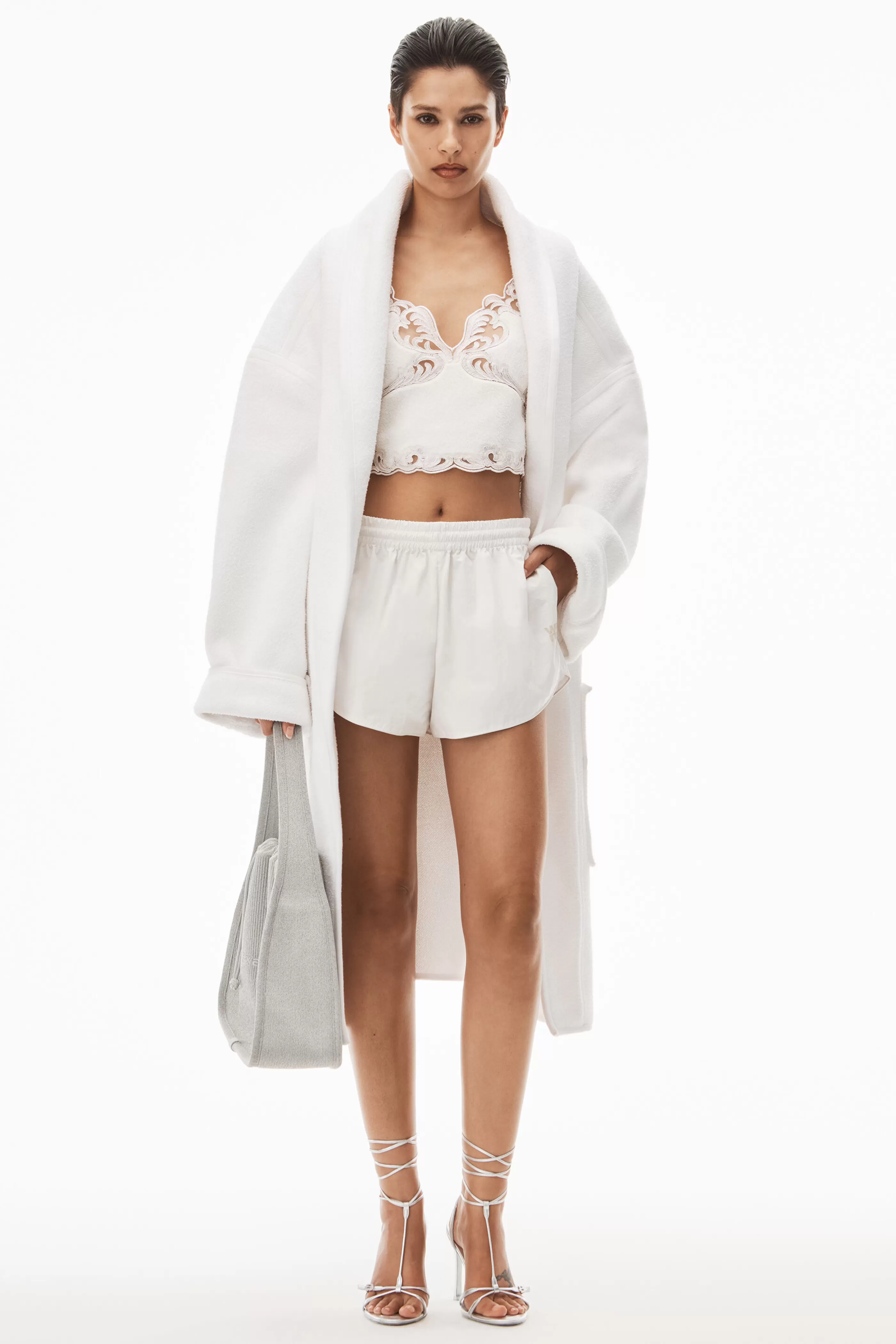 Women Alexander Wang Alexanderwang MARATHON SHORTS IN NYLON