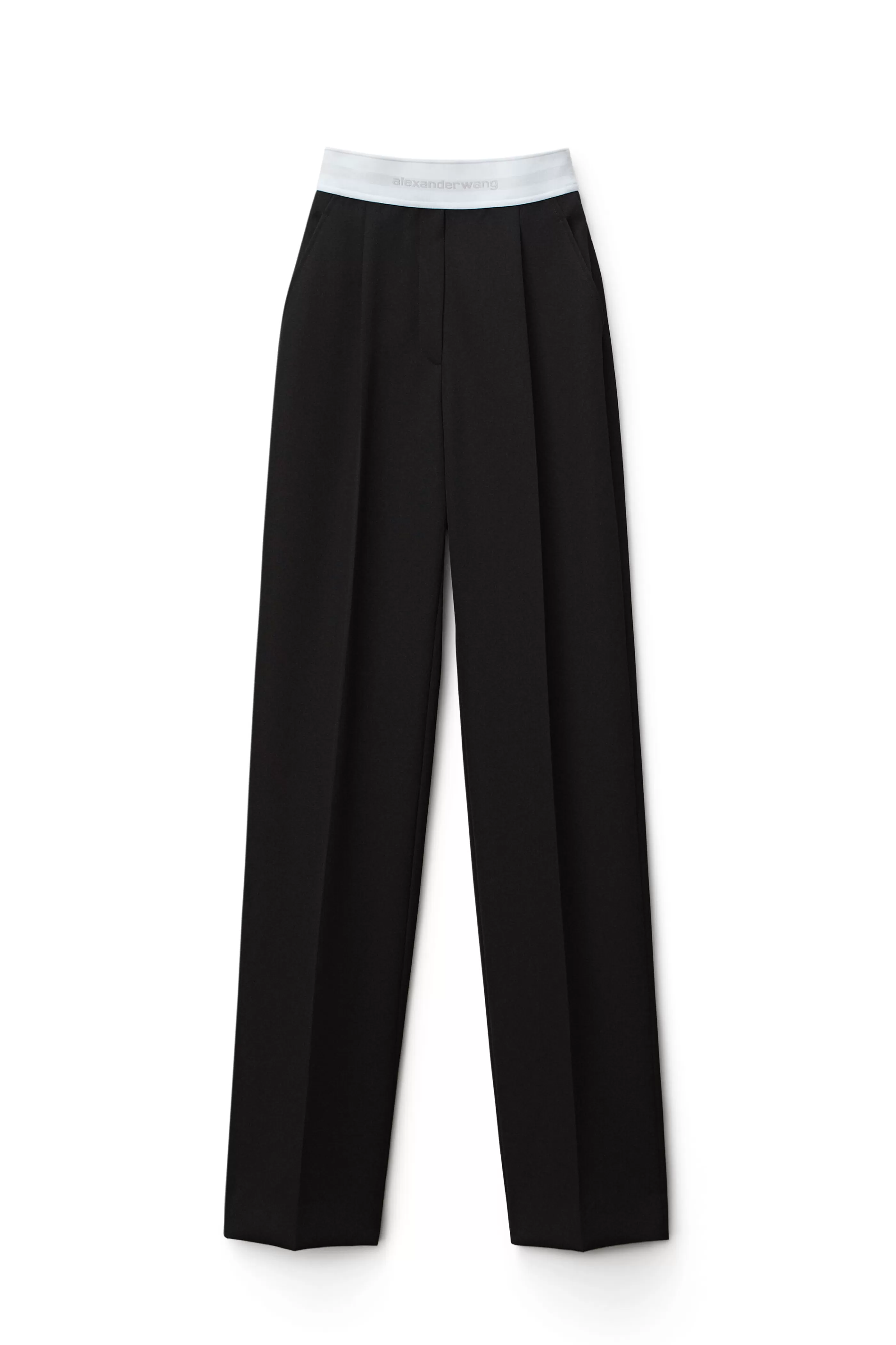 Women Alexander Wang Alexanderwang PLEATED TROUSER IN WOOL TAILORING