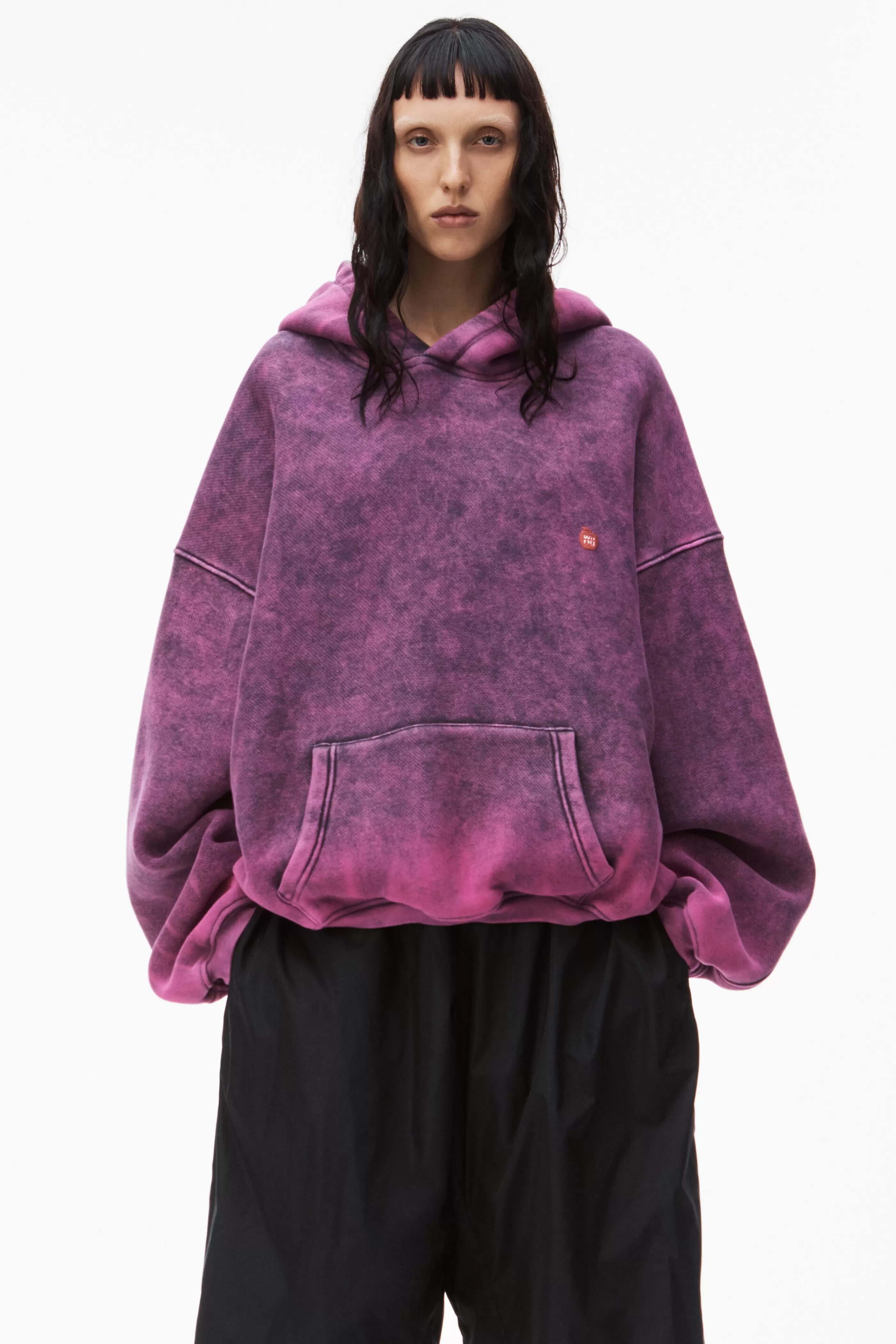 Women Alexander Wang Alexanderwang Puff Hooded Sweatshirt In Terry