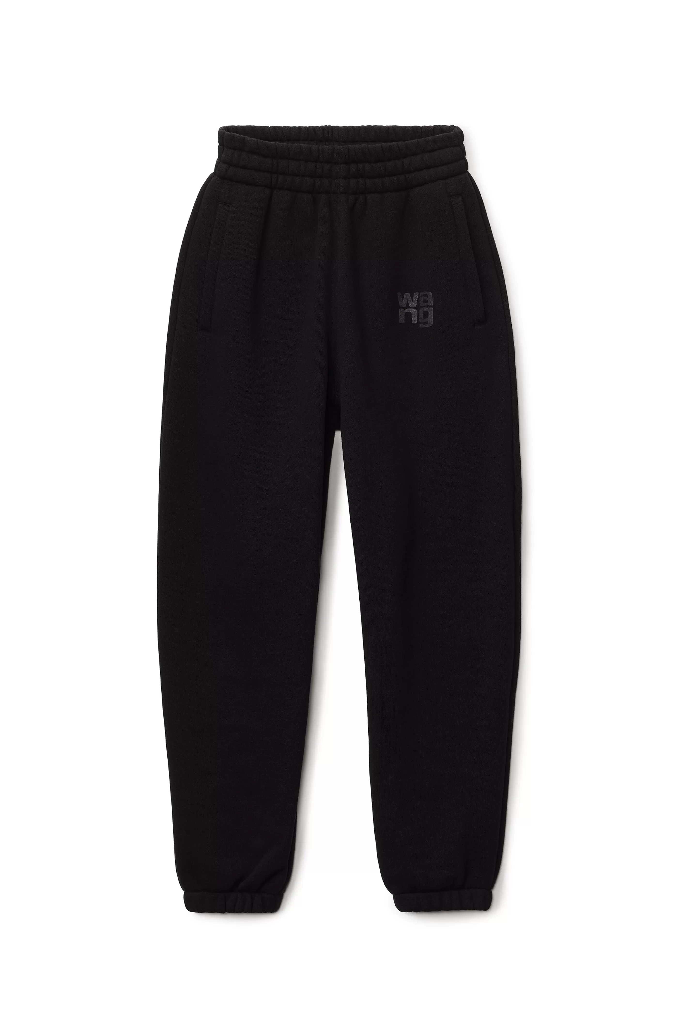 Women Alexander Wang Alexanderwang PUFF LOGO SWEATPANT IN STRUCTURED TERRY