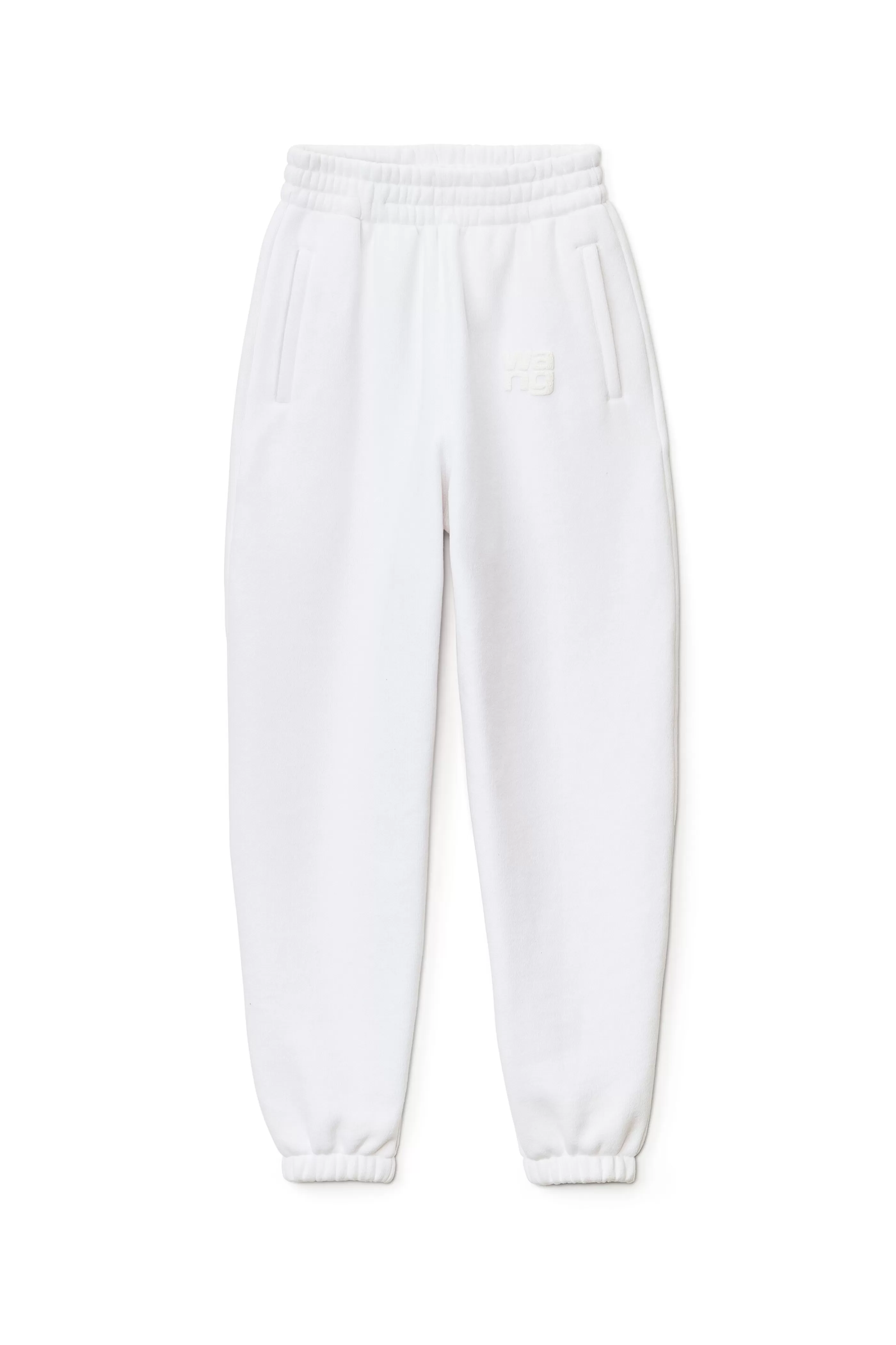 Women Alexander Wang Alexanderwang PUFF LOGO SWEATPANT IN STRUCTURED TERRY   