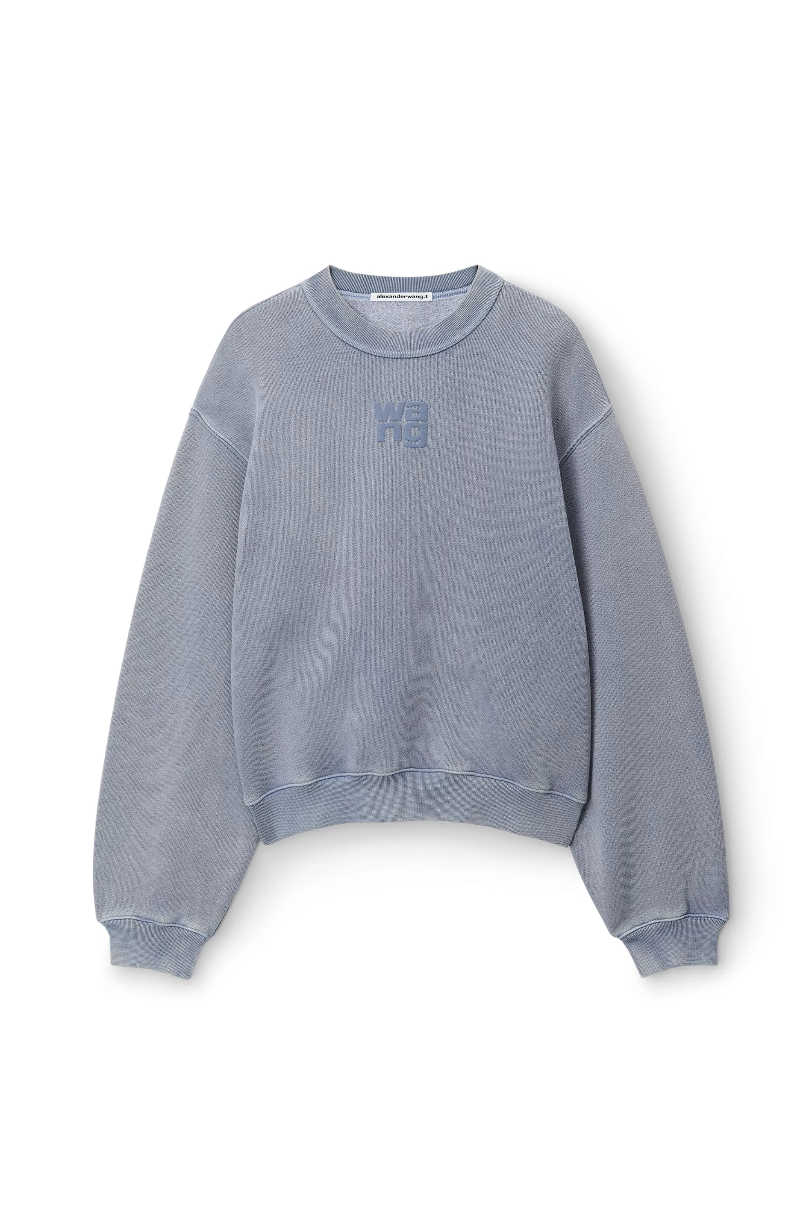 Women Alexander Wang Alexanderwang Puff Logo Sweatshirt In Terry