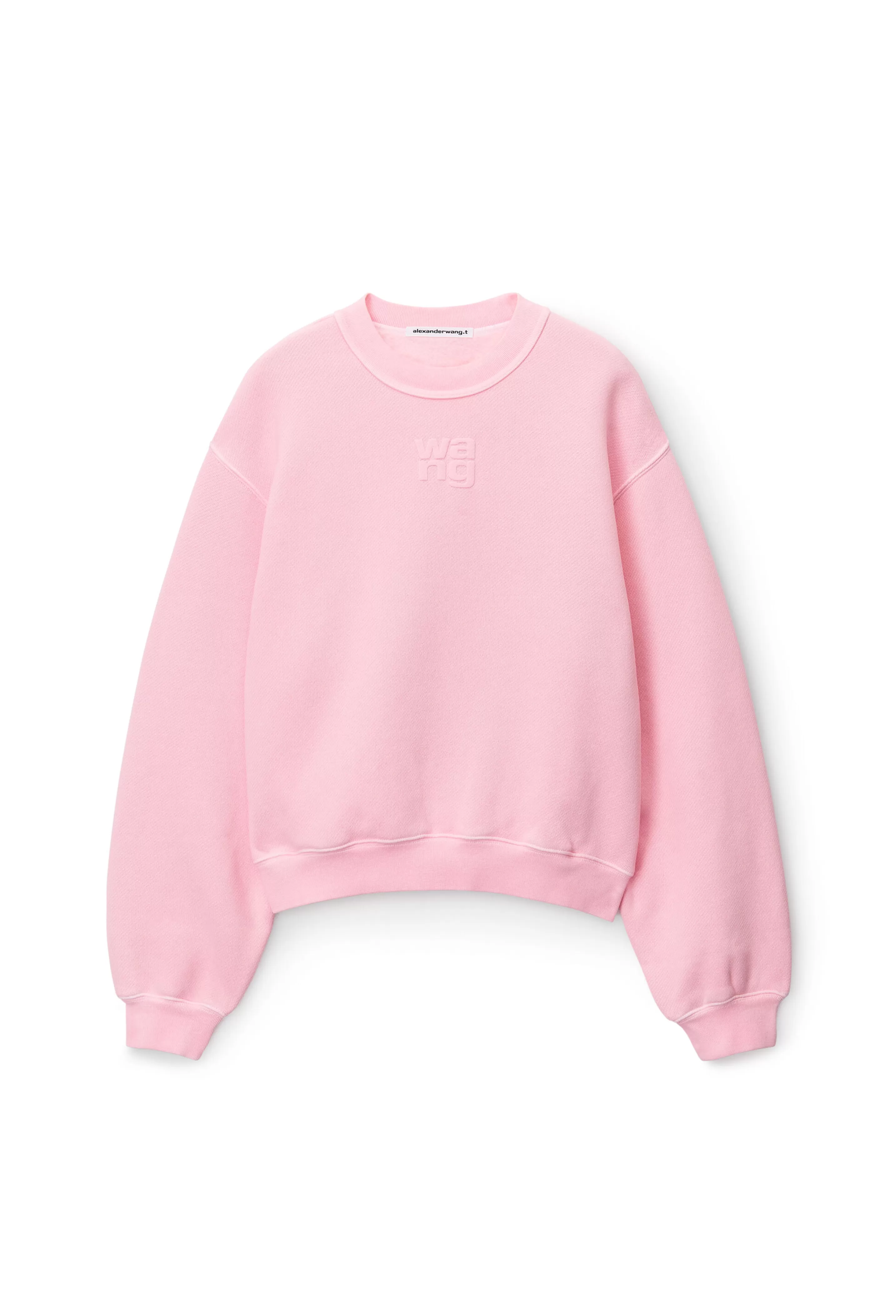 Women Alexander Wang Alexanderwang Puff Logo Sweatshirt In Terry