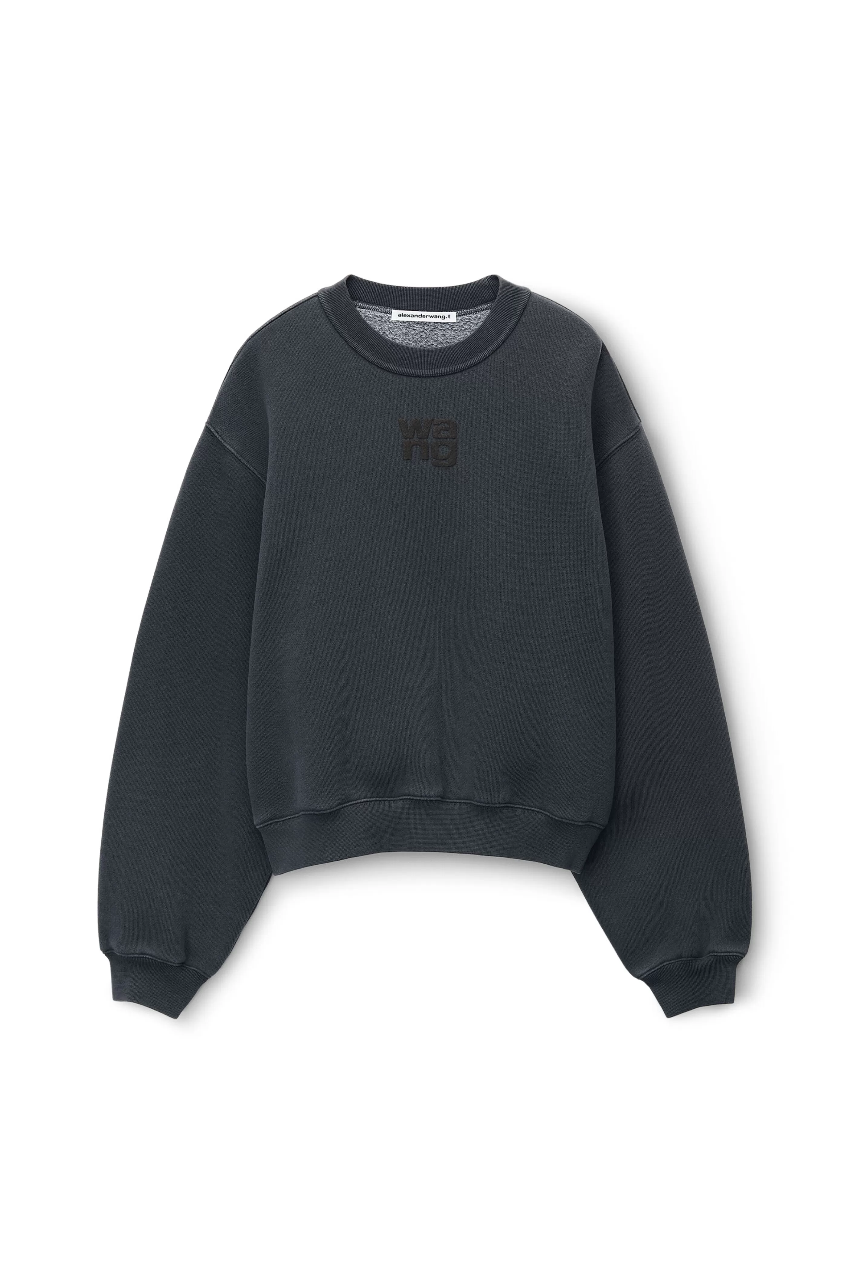 Women Alexander Wang Alexanderwang Puff Logo Sweatshirt In Terry